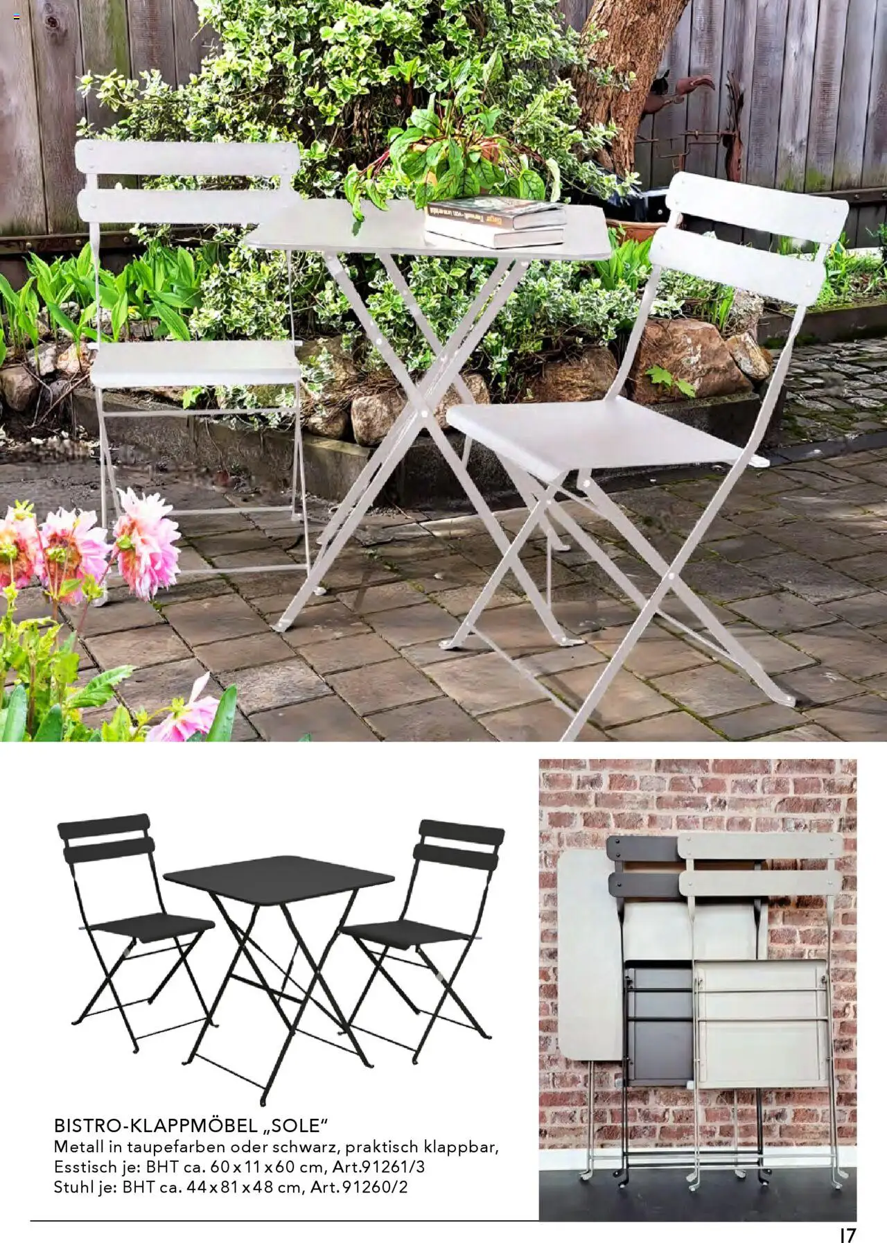 Rahaus Prospekt Gartenmöbel – gültig ab 07.04.2025 | Seite: 17 | Produkte: Esstisch, Stuhl