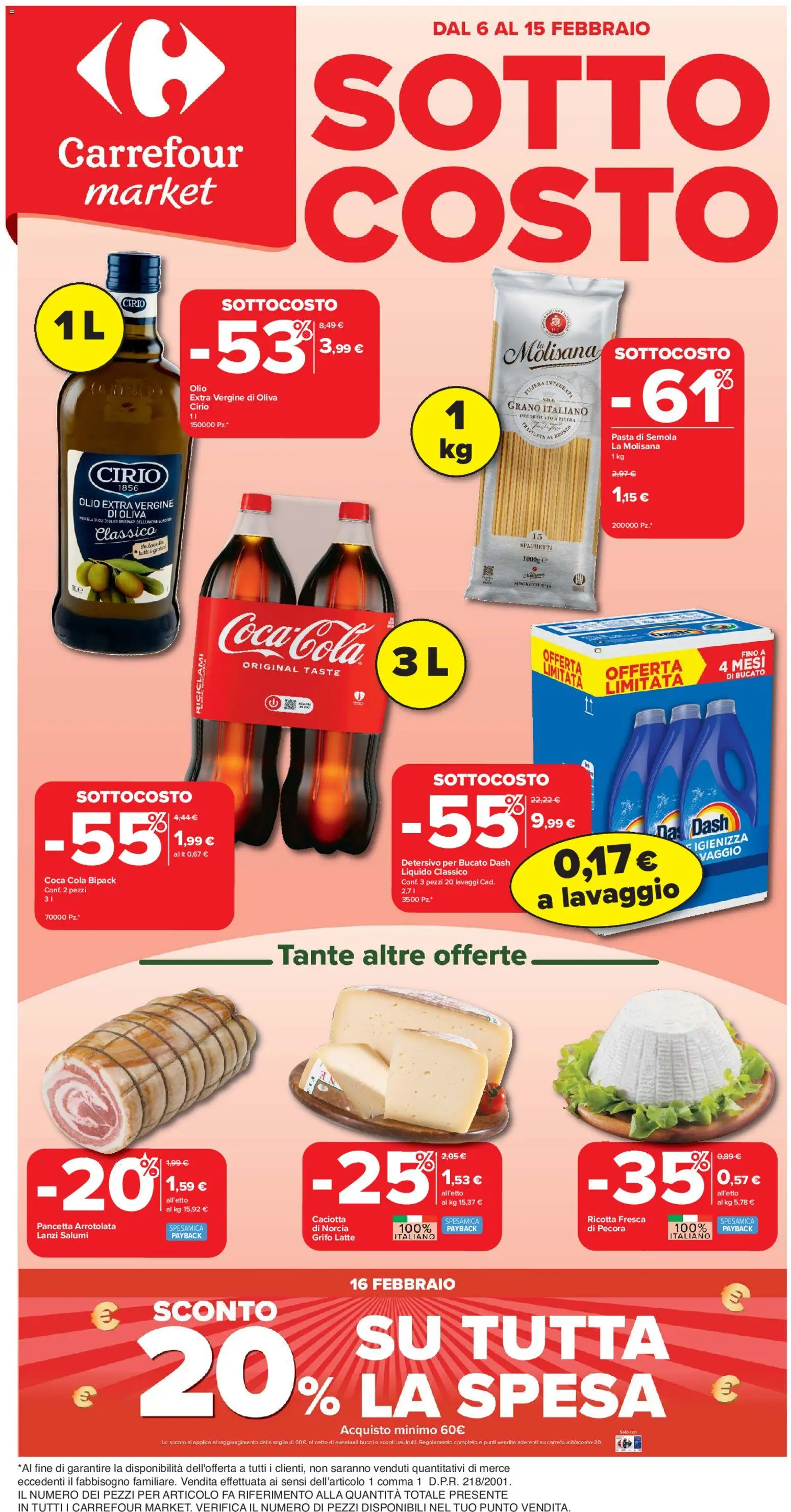 Volantino Carrefour del 06.02.2026 | Pagina: 1