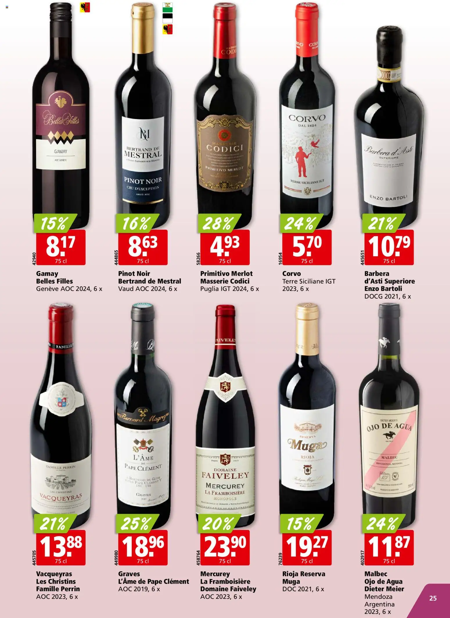 Aligro aktionen Chavannes, Matran, Genf, Sitten – gültig ab 27.05.2026 | Seite: 25 | Produkte: Merlot