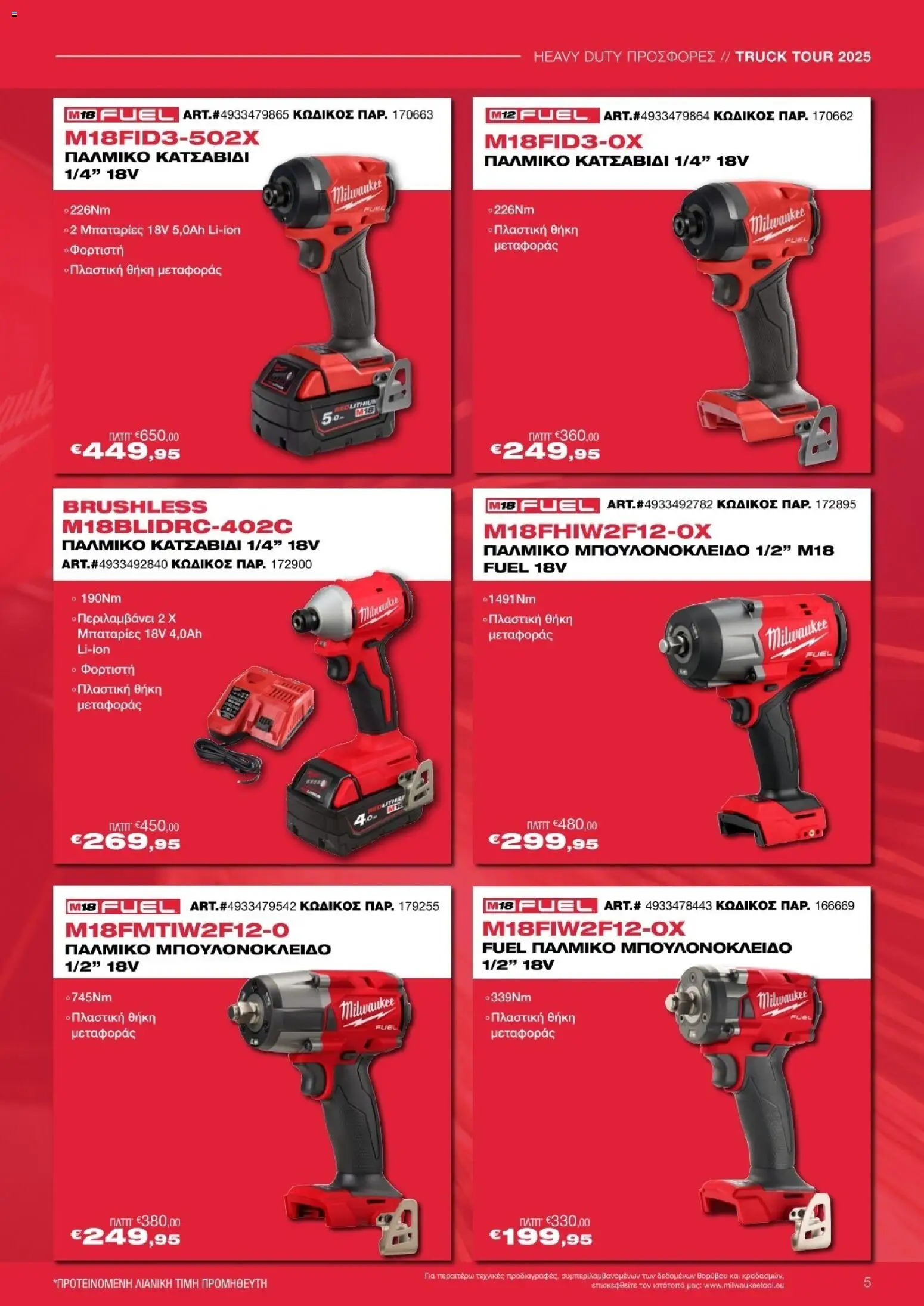 Mr.Bricolage - Milwaukee – σε ισχύ από 21.11.2025 | Σελίδα: 5