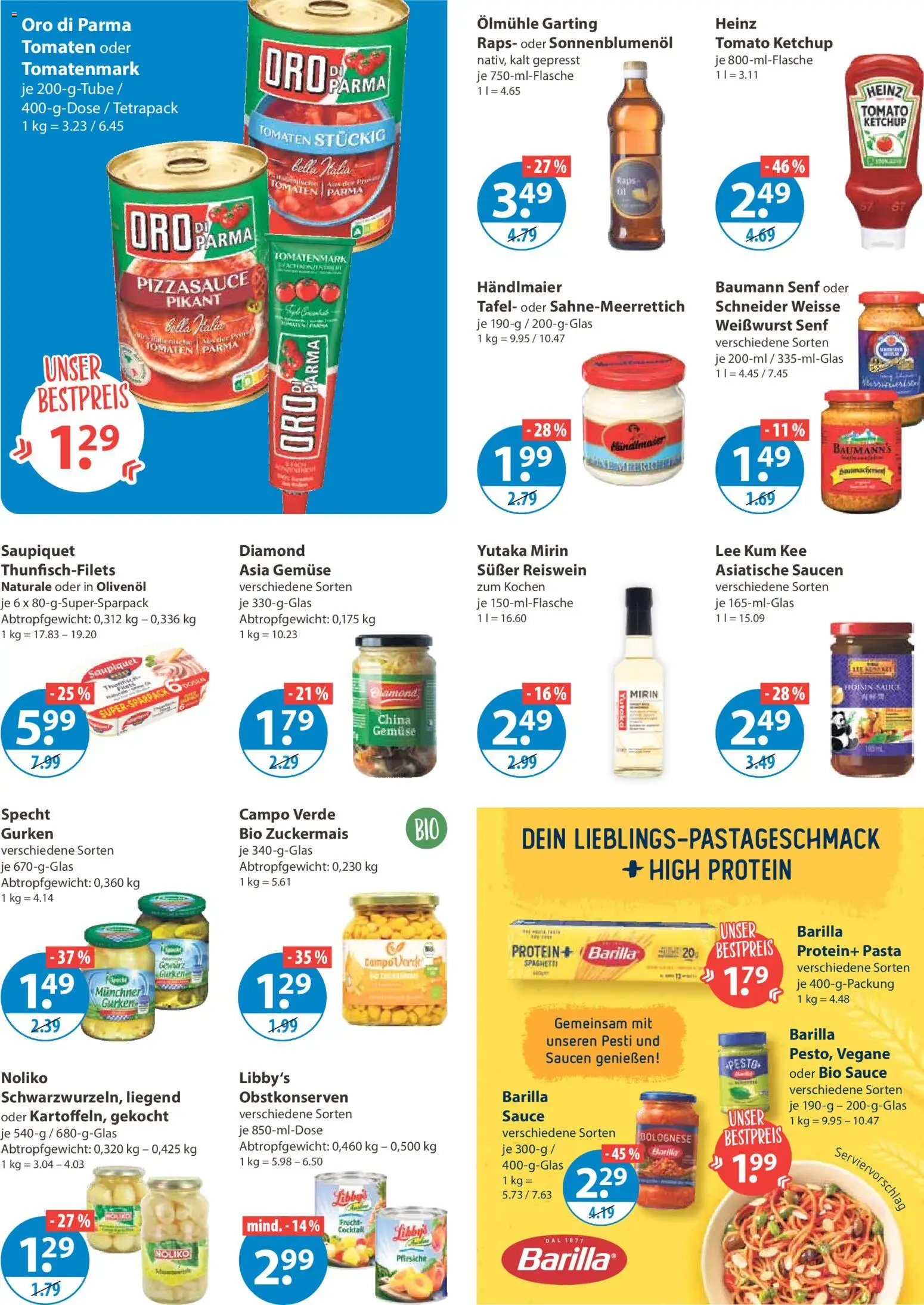 V-Markt - Schwaben / Oberbayern – gültig ab 19.02.2026 | Seite: 7 | Produkte: Olivenol, Gemüse, Pasta, Gurken