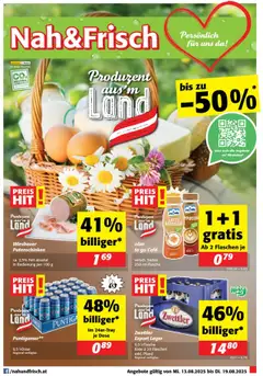 Vorschau von dem Prospekt - Nah und Frisch Flugblatt gültig ab 13.08.2025