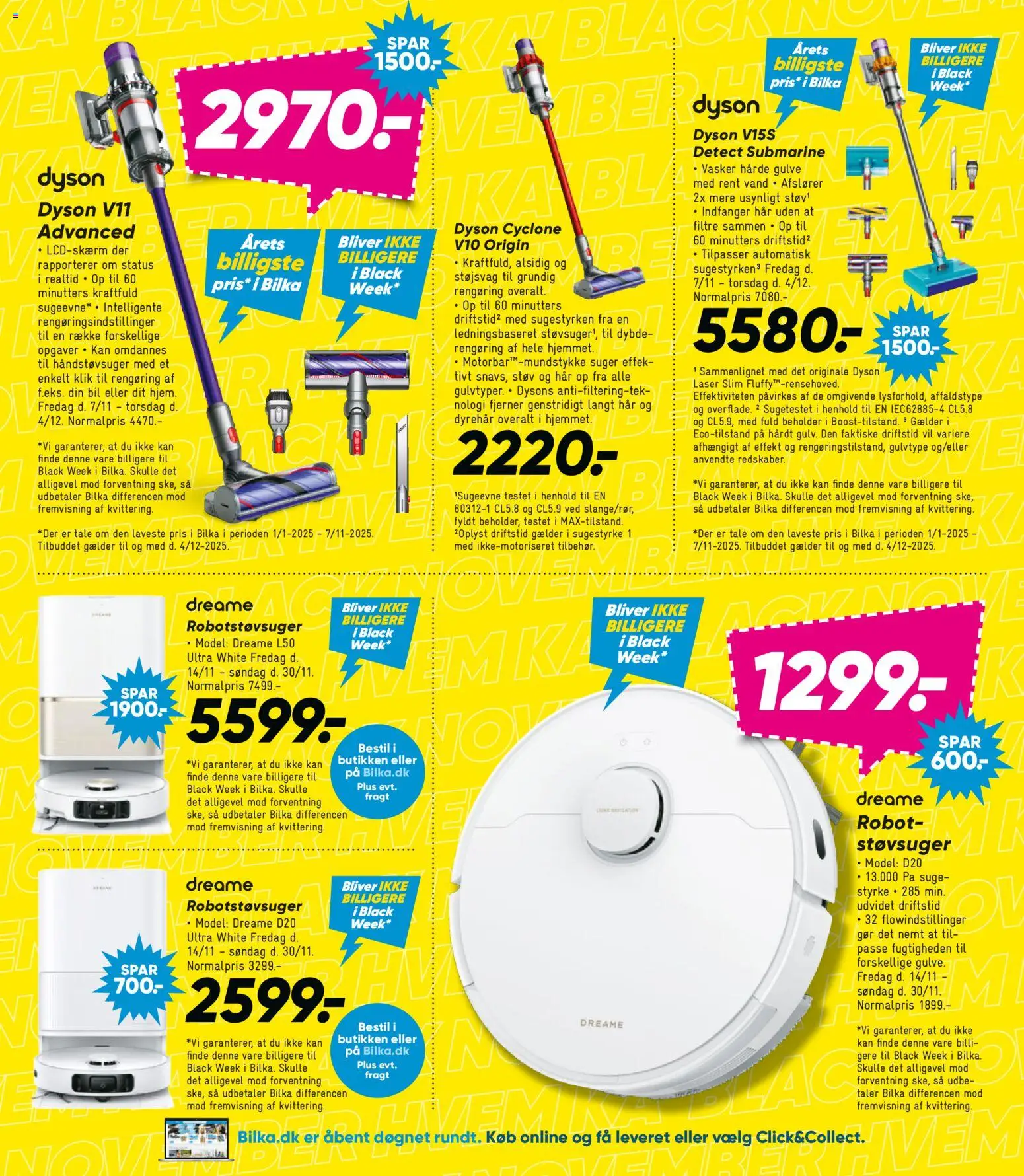 Bilka tilbudsavis – gyldig fra 14.11.2025 | Side: 21 | Produkter: Robotstøvsuger, Robot, Støvsuger