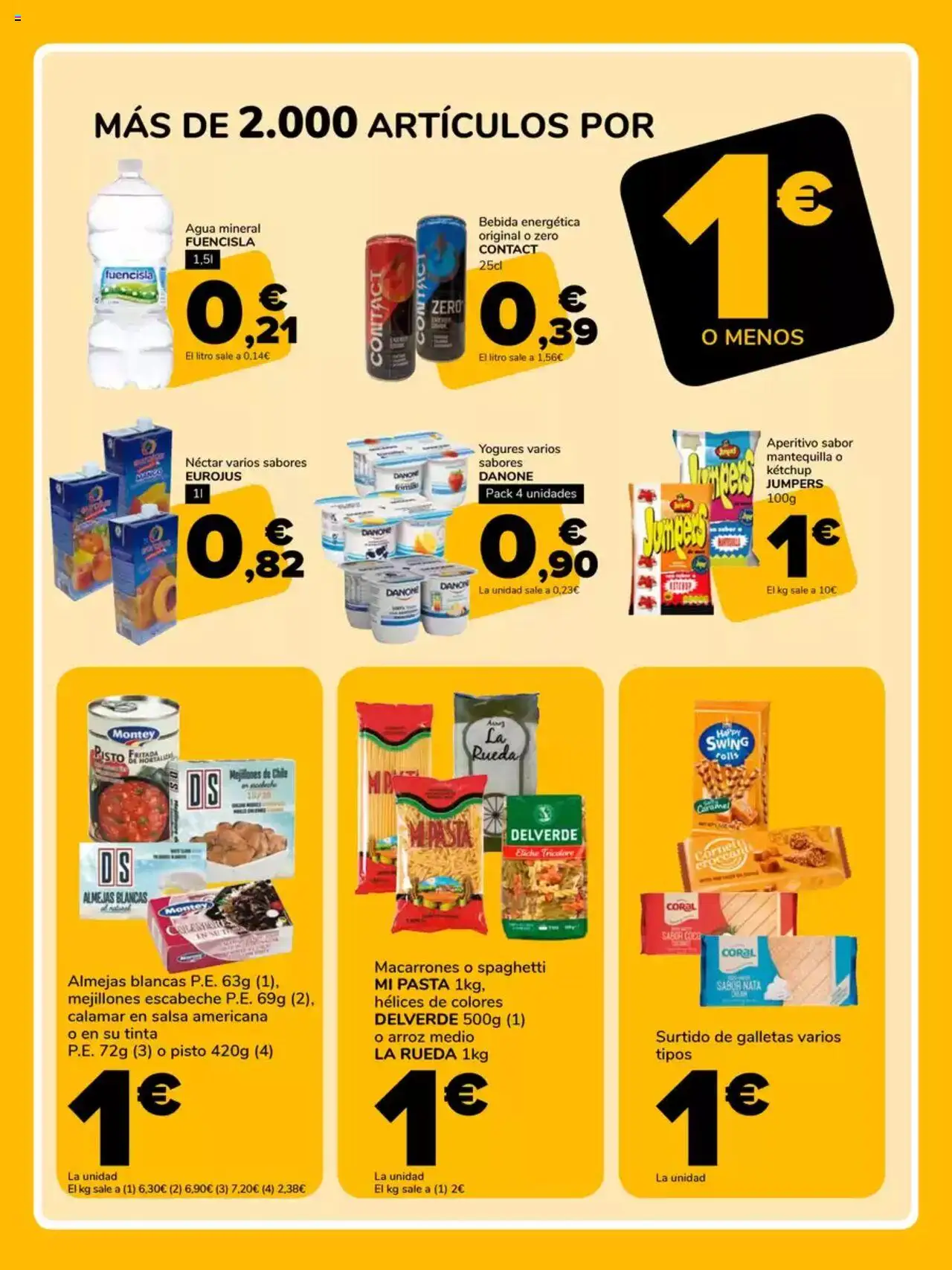 Supeco folleto │ válido desde el 18.09.2025 | Página: 4 | Productos: Mejillones escabeche, Arroz, Pasta, Συσκευή ροής
