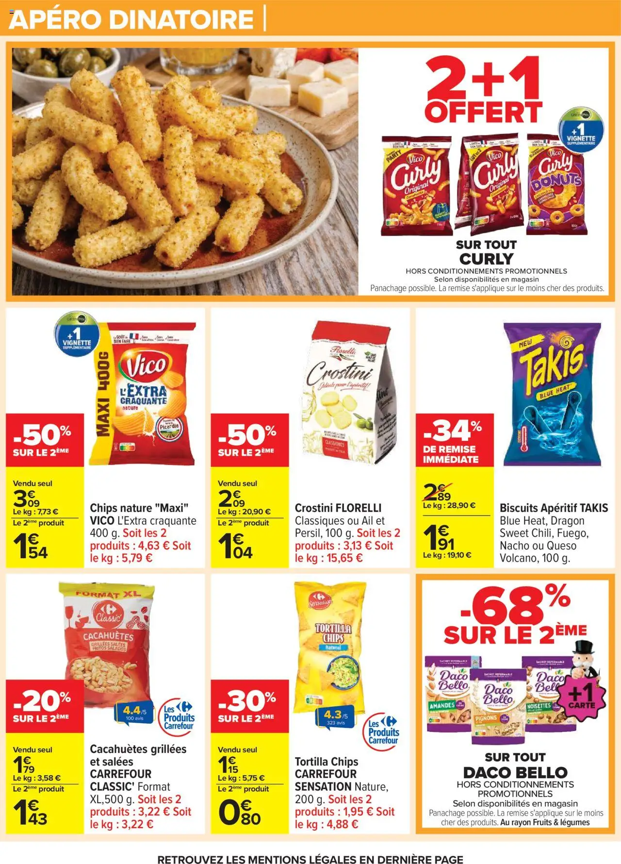  | Page: 21 | Produits: Noisettes, Ail, Biscuits, Amandes