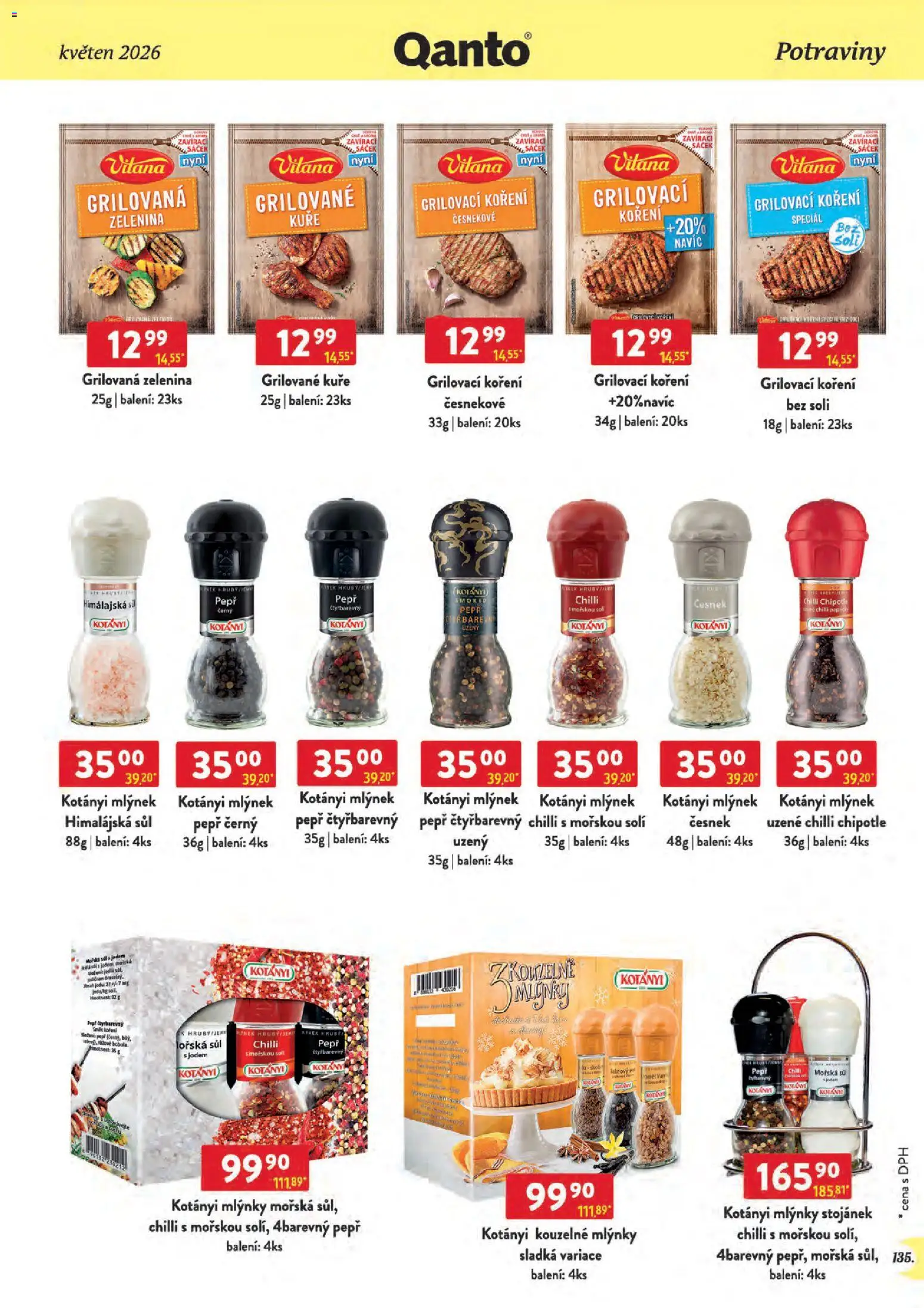 Astur & Qanto leták - Velkoobchod 05/2026 od 01.05.2026 | Strana: 135 | Produkty: Grilované kuře, Zelenina, Česnek, Sáček
