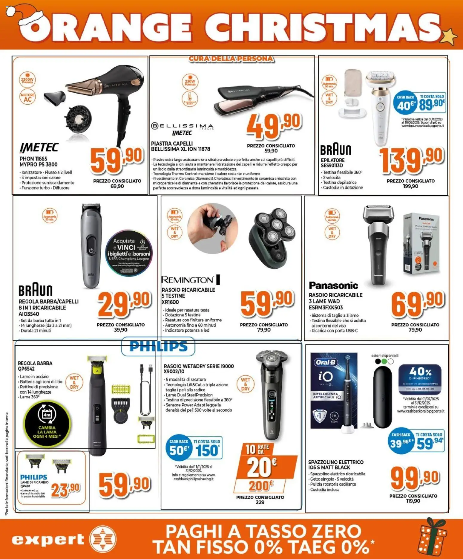 Volantino Expert del 02.12.2025 | Pagina: 21 | Prodotti: Rasoio, Spazzolino, Epilatore, Batteria