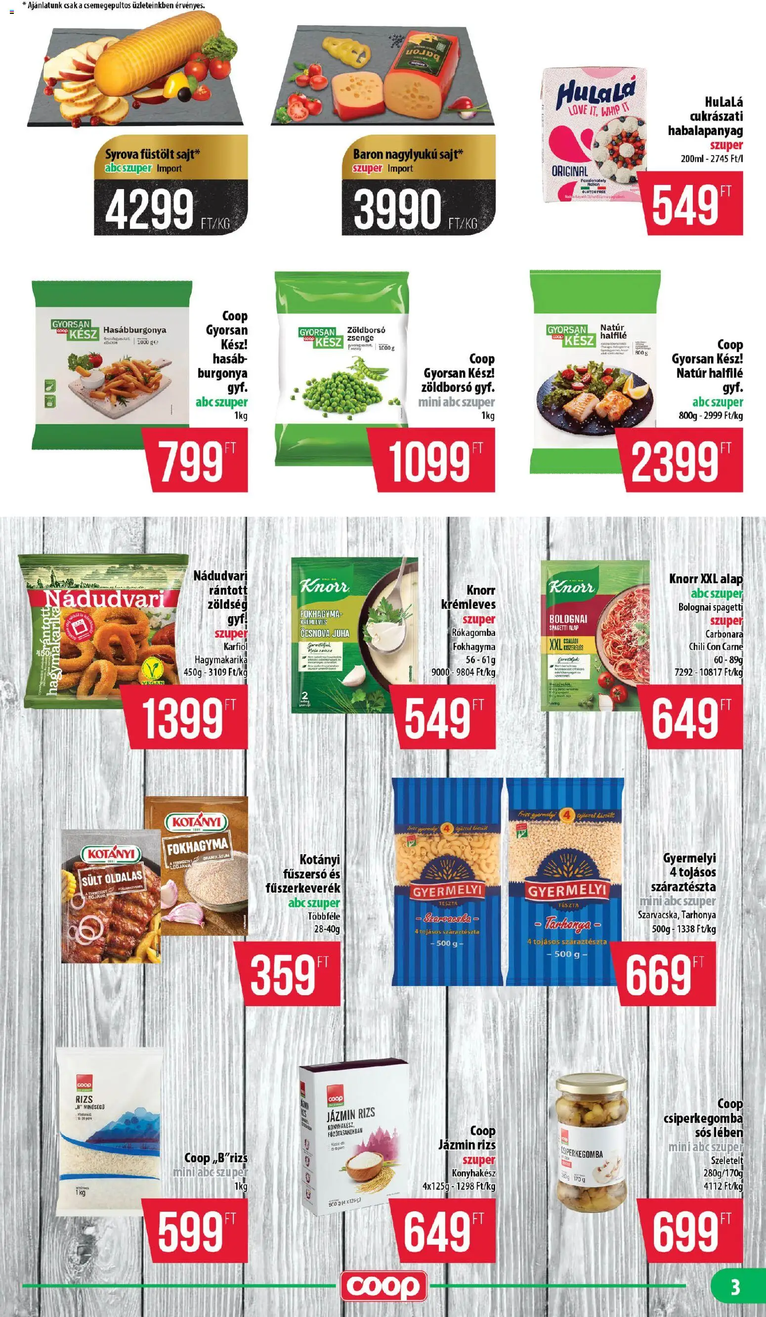 COOP akciós ujság - amely érvényes a következő dátumtól: 12.02.2026 | Oldal: 3