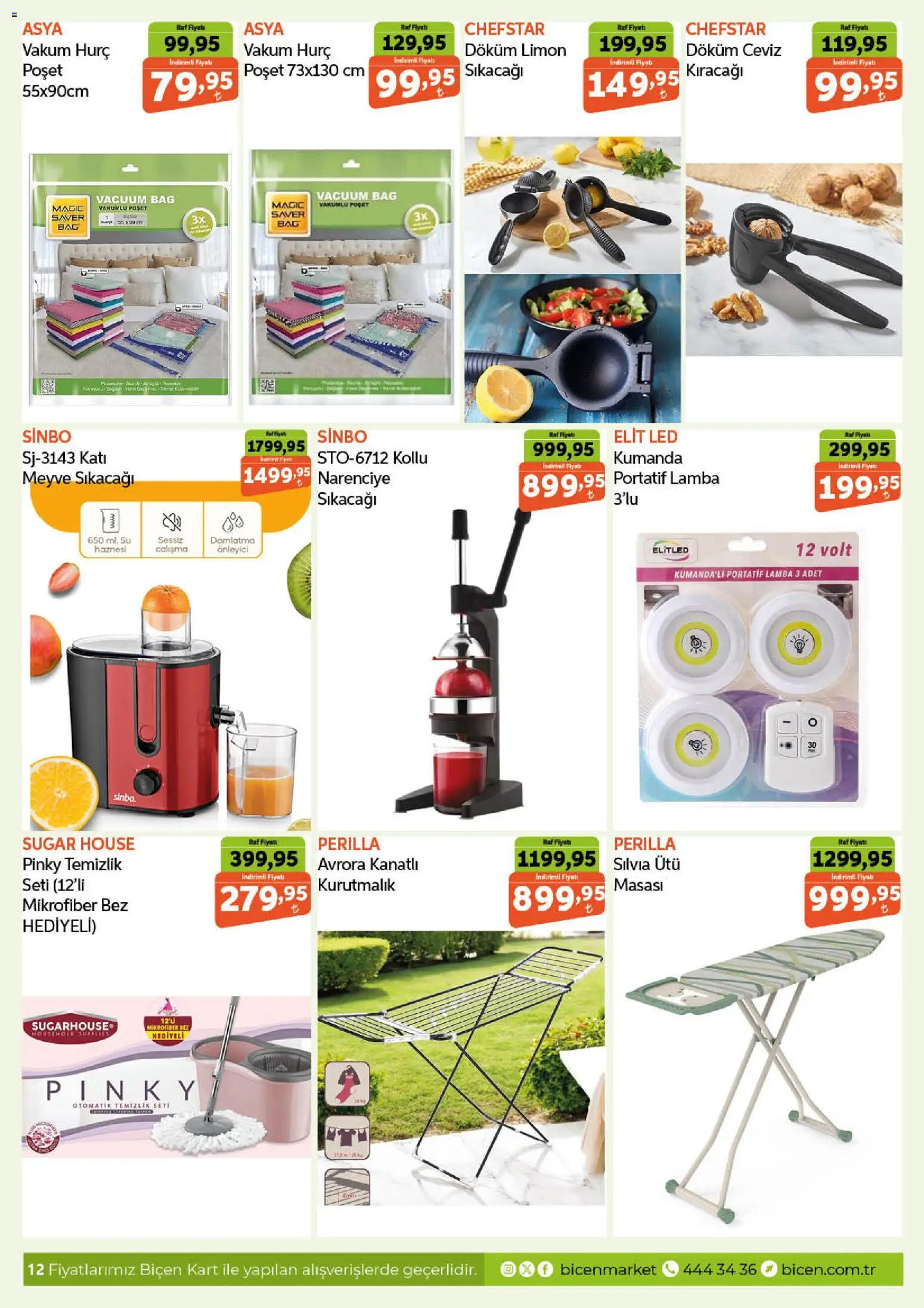 Biçen Market Katalog - 19.11.2025 tarihinden itibaren geçerlidir | Sayfa: 12 | Ürünler: Meyve sıkacağı, Su, Meyve, Ceviz