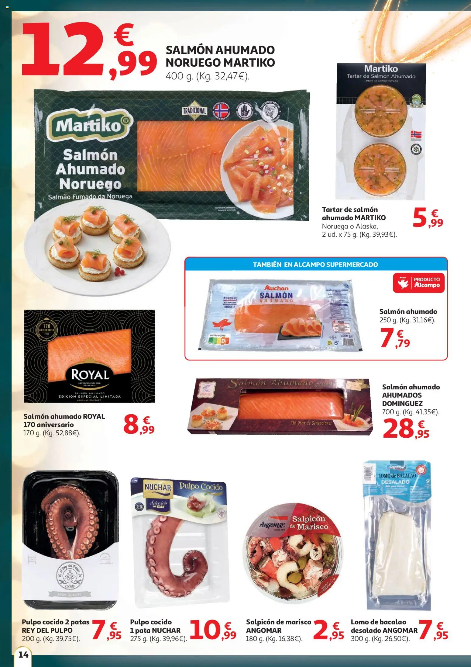 Alcampo - Hg Madrid │ válido desde el 11.12.2025 | Página: 14 | Productos: Salmón ahumado