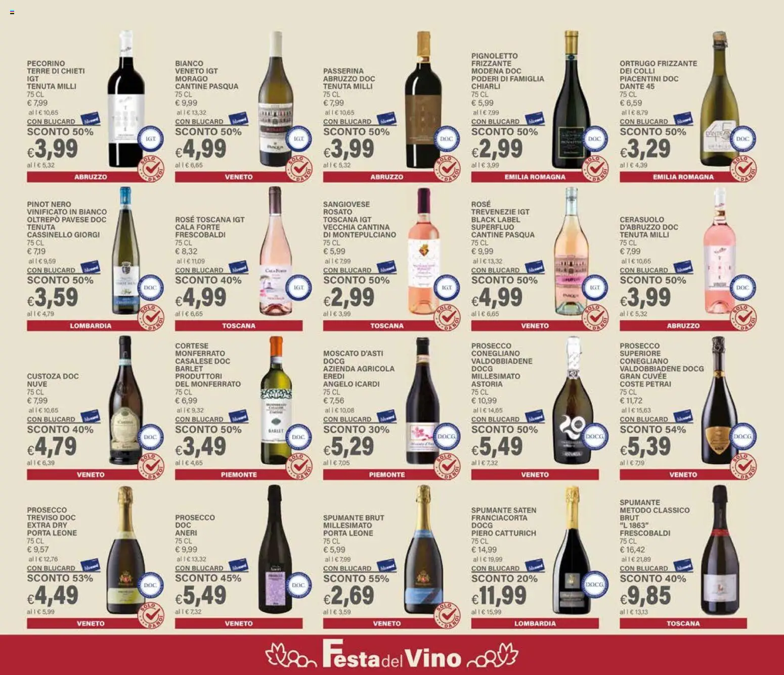 Volantino Il Gigante del 19.02.2026 | Pagina: 6 | Prodotti: Prosecco, Vino, Spumante, Pecorino