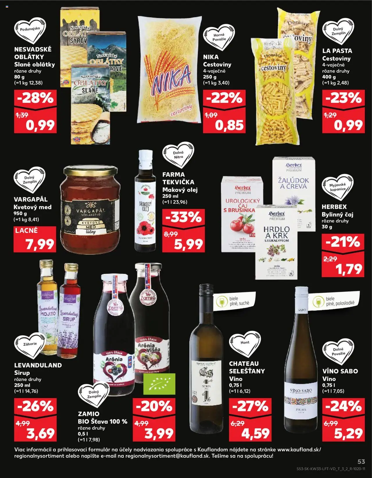 Kaufland SK akciós ujság - amely érvényes a következő dátumtól: 14.08.2025 | Oldal: 53