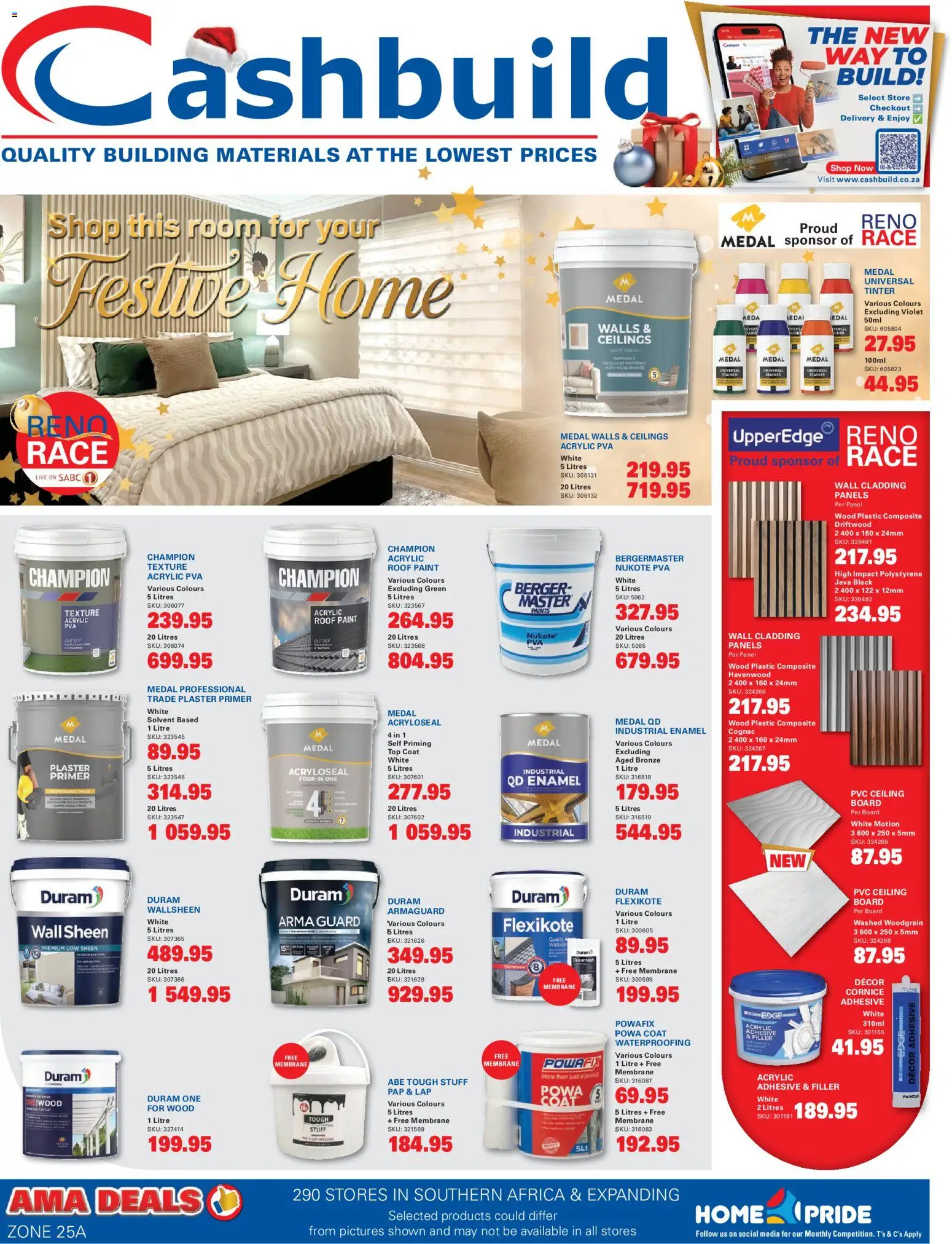 New Cashbuild catalogue – valid from 15.12.2025 | Page: 1 | Products: Coat, Cladding, Plaster, Enamel
