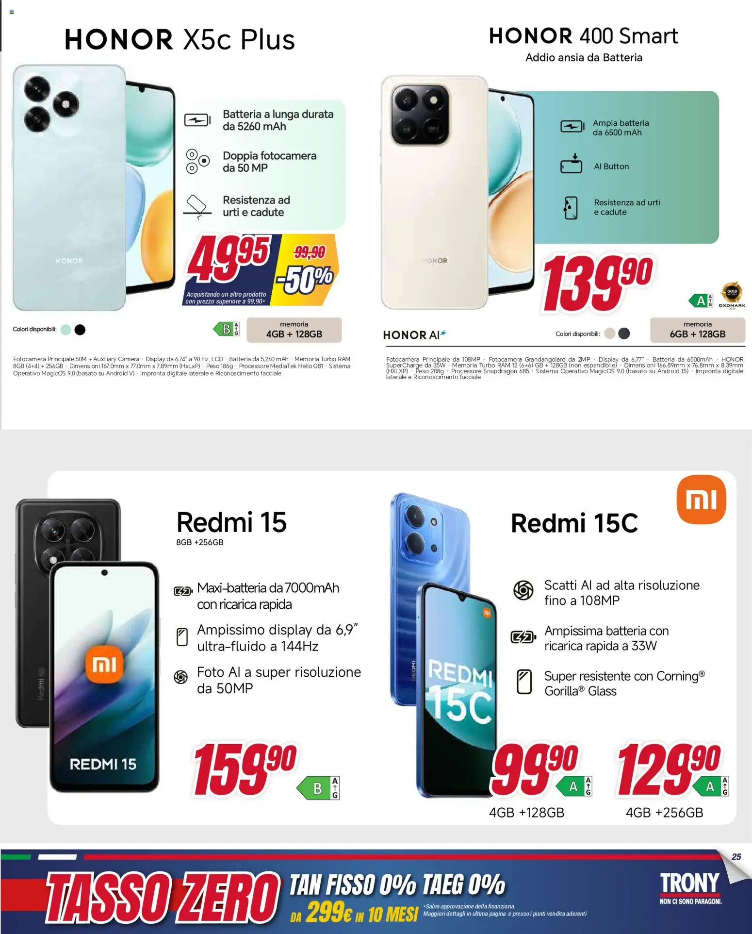 Volantino Trony del 04.12.2025 | Pagina: 25 | Prodotti: Fotocamera, Batteria
