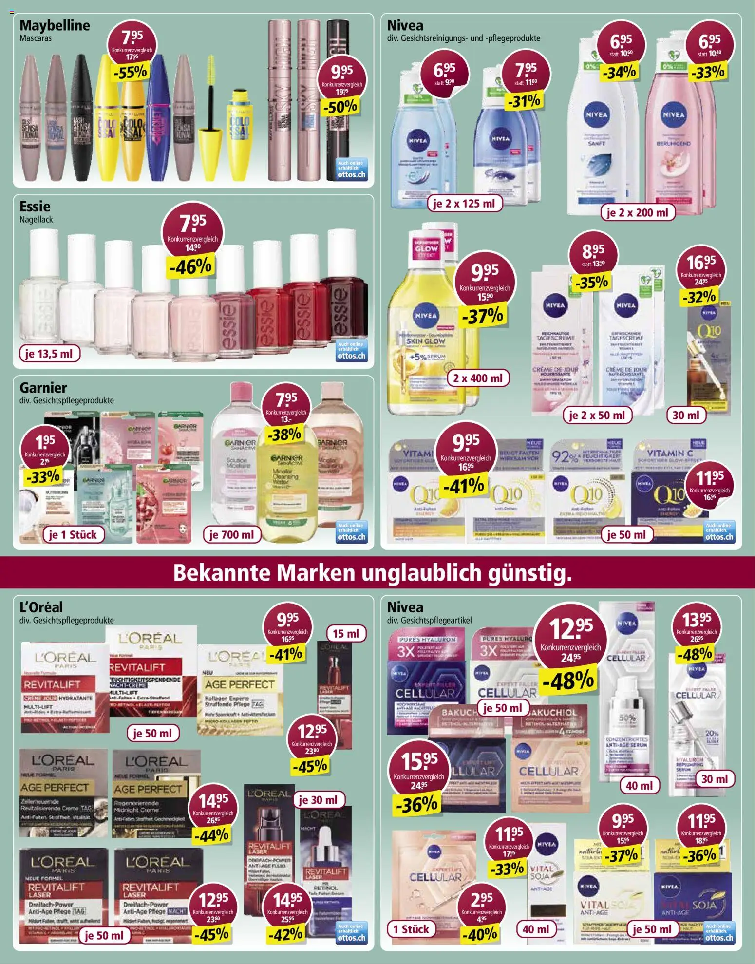 Otto's Aktionen Marken Spezial – gültig ab 19.01.2026 | Seite: 6 | Produkte: Serum, Tagescreme, Nagellack, Creme