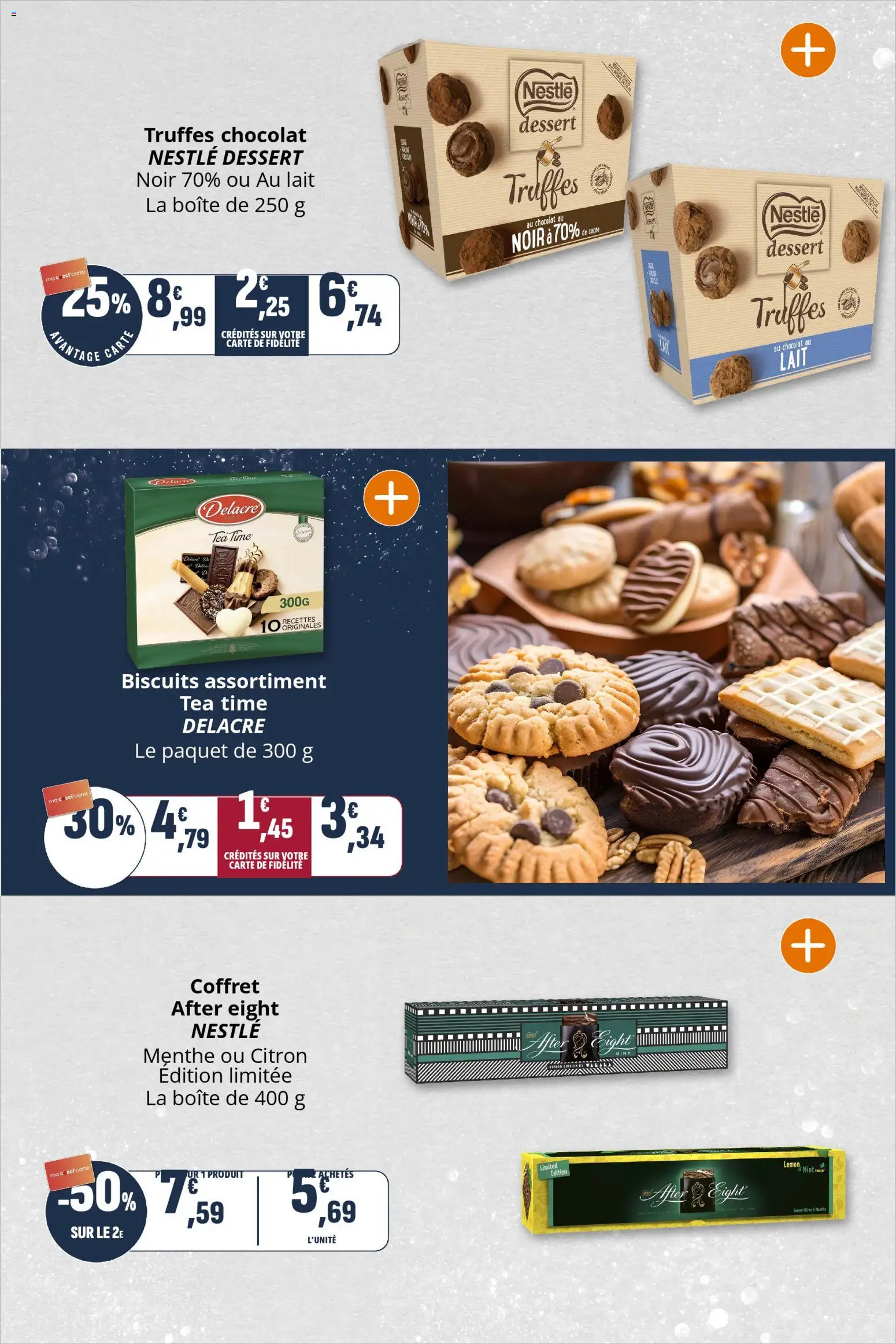 {H1} | Page: 10 | Produits: Menthe, Chocolat dessert, Lait, Biscuits