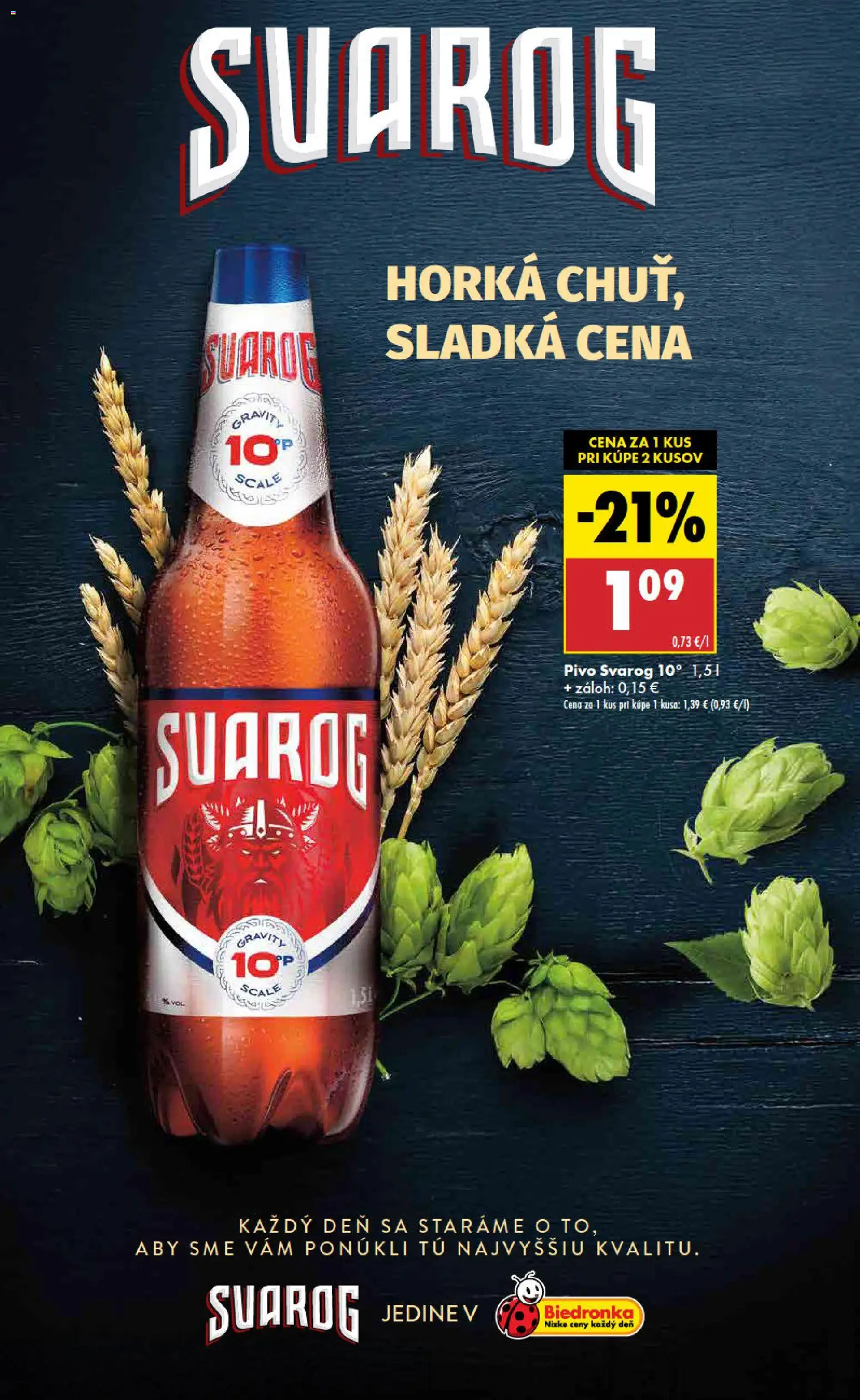 Nové Biedronka akcie – leták je platný od 09.04.2026 | Strana: 34 | Produkty: Pivo