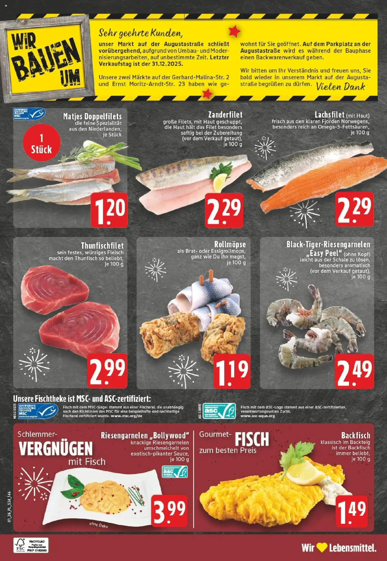 Edeka prospekt Dinslaken	 – gültig ab 28.12.2025 | Seite: 30 | Produkte: Thunfisch, Fisch, Fleisch