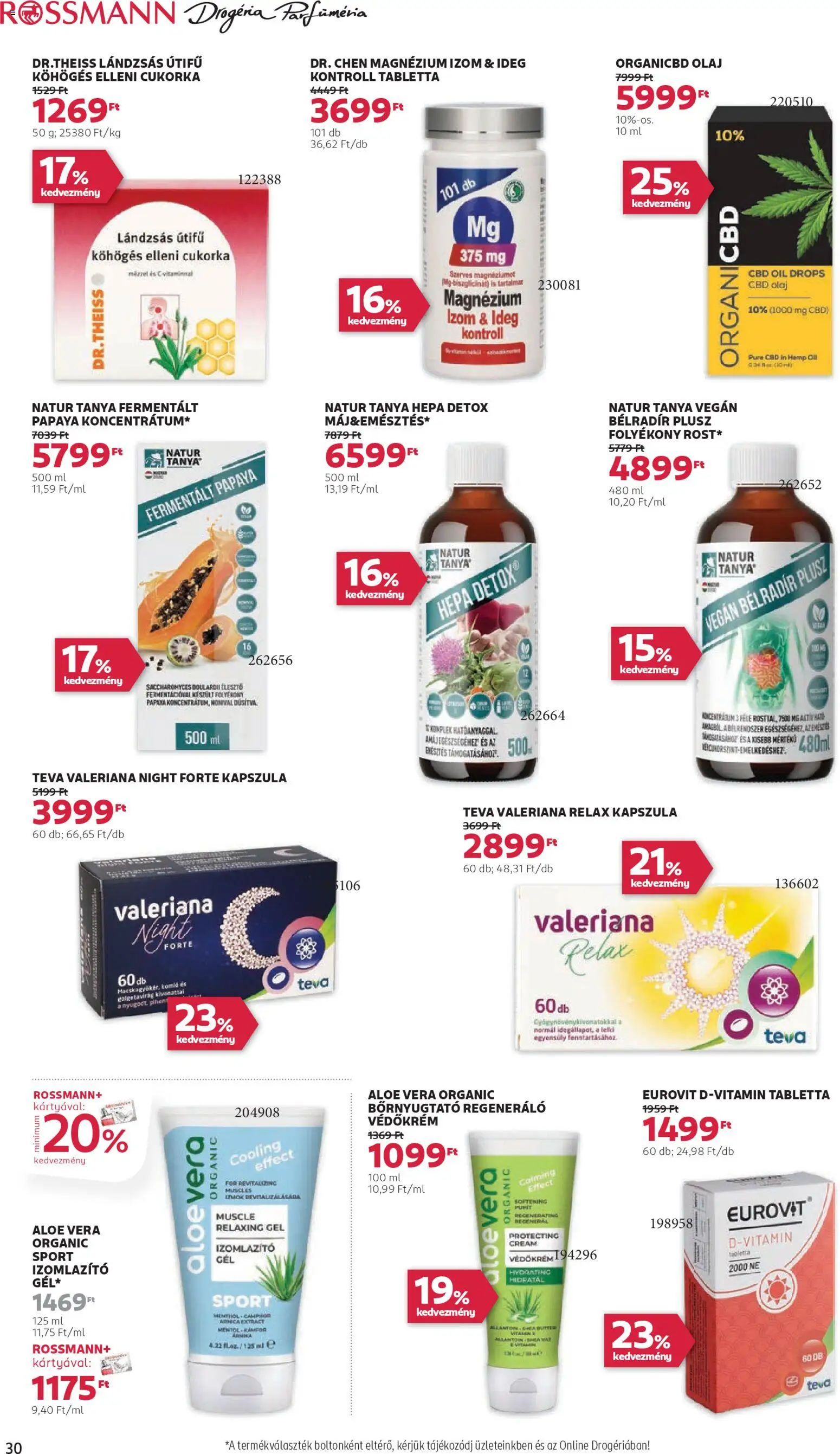 Rossmann akciós ujság - amely érvényes a következő dátumtól: 17.11.2025 | Oldal: 34 | Termékek: Aloe vera, Olaj, Élesztő, Vegán
