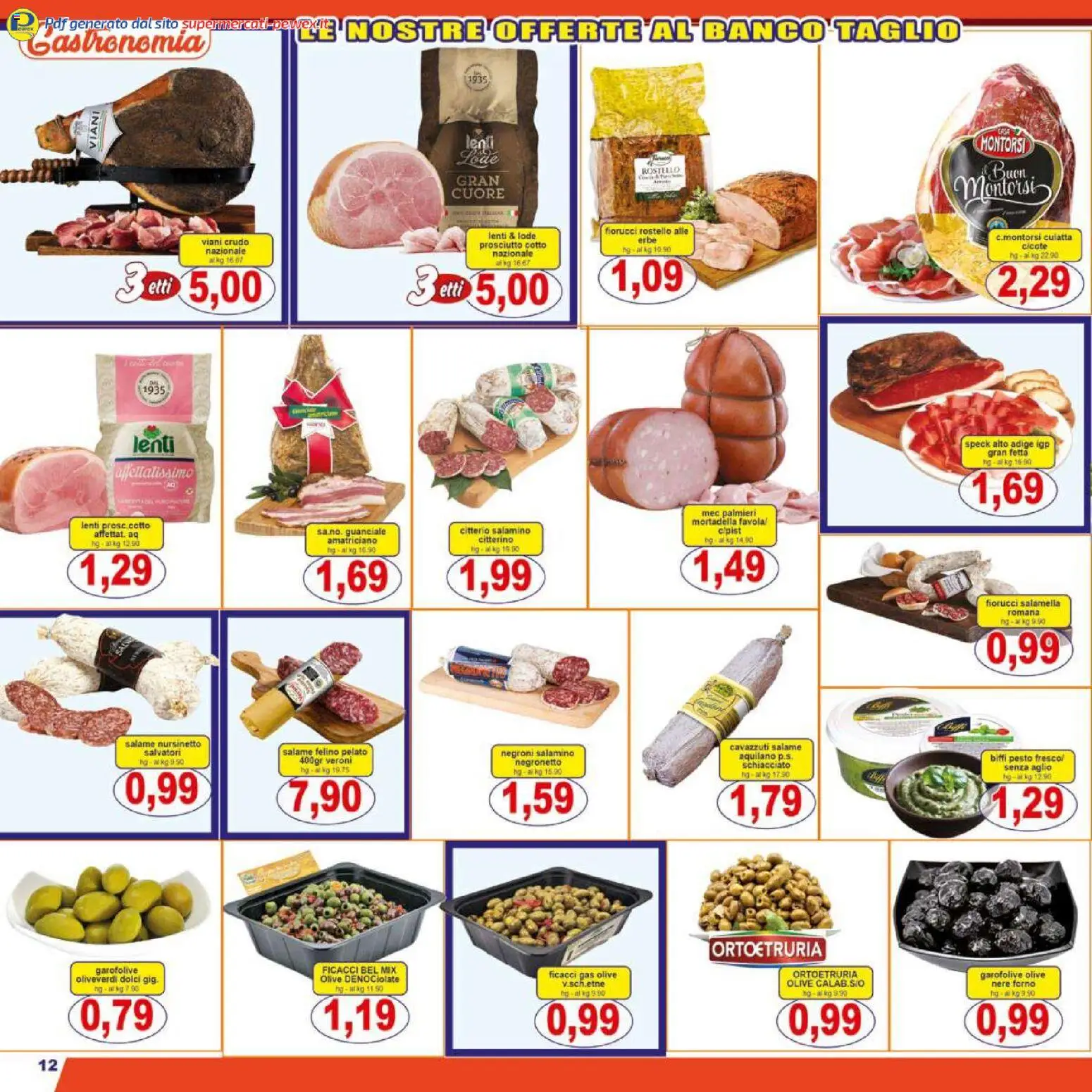 Volantino Pewex del 16.12.2025 | Pagina: 12 | Prodotti: Speck, Salamella, Pesto, Guanciale