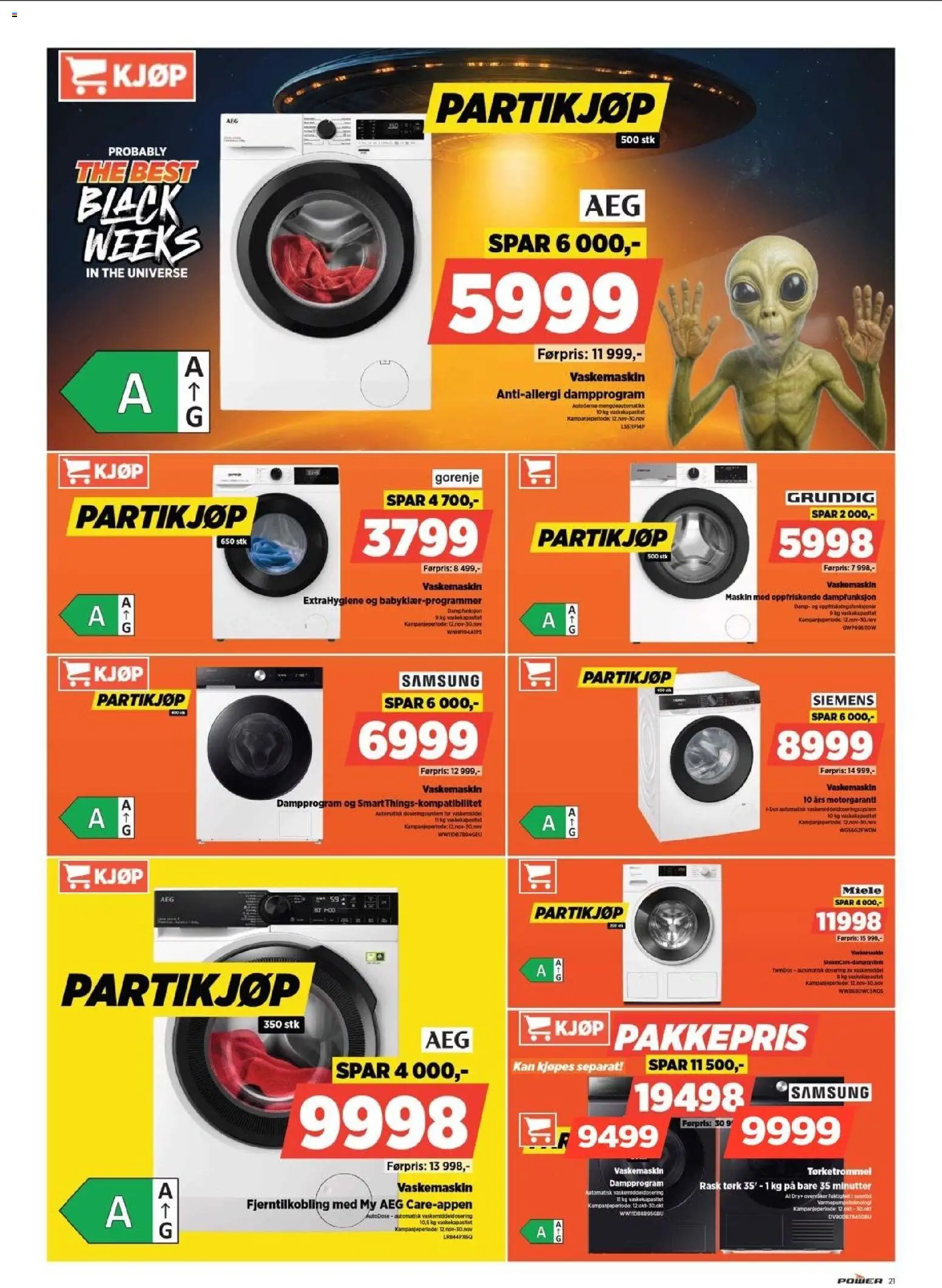 {H1} | Side: 21 | Produkter: Vaskemaskin, Tørketrommel, Суміш дитяча