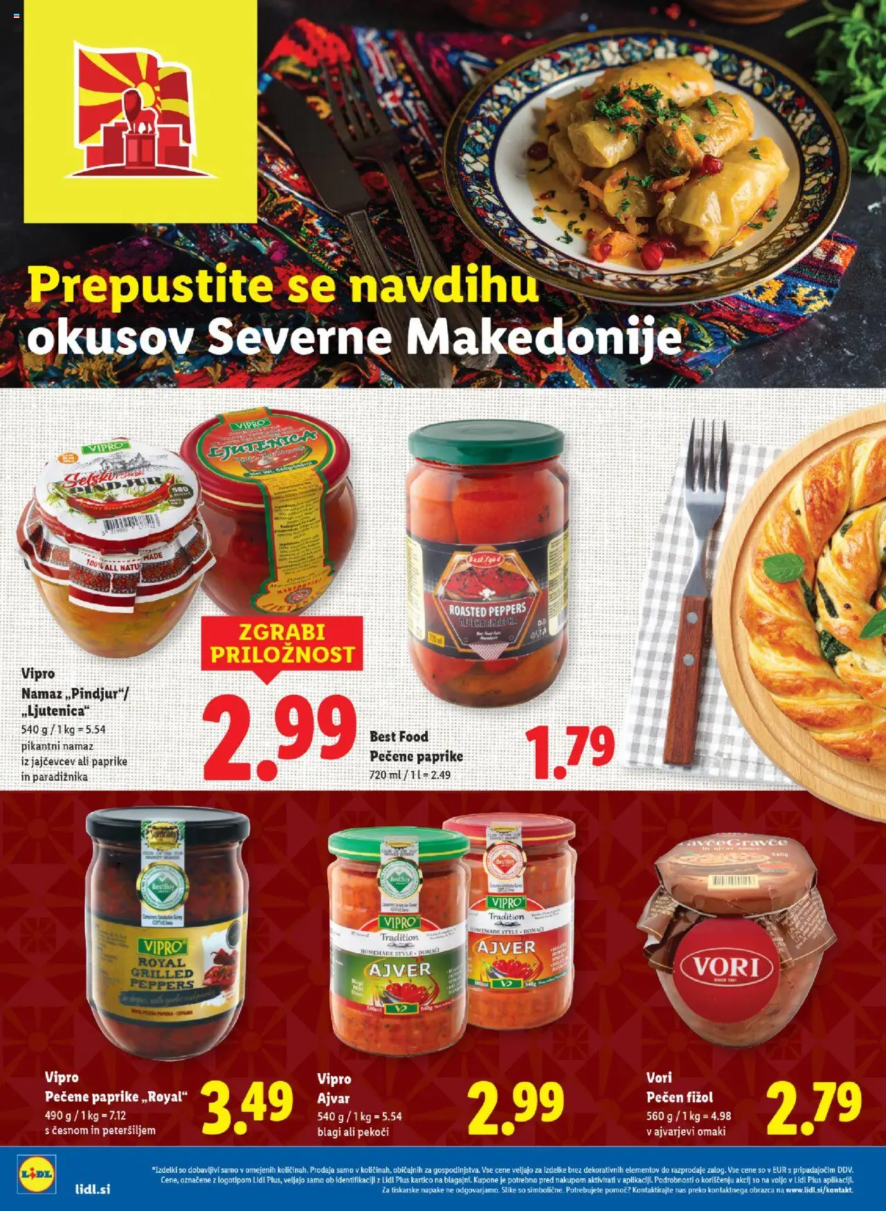 Novi Lidl katalog ponudbe – veljaven od 11.09.2025 | Stran: 14 | Izdelki: Ajvar, Namaz