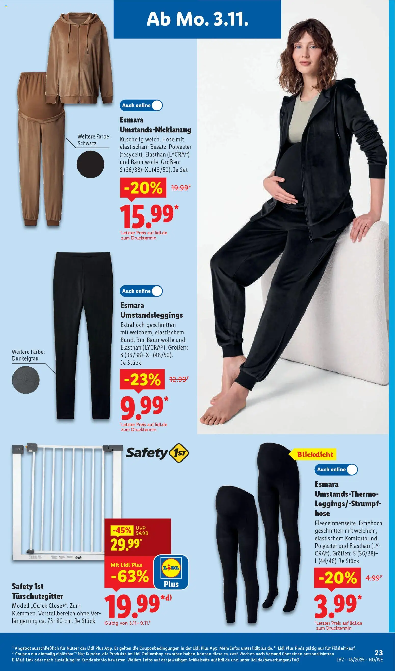 Lidl Prospekt Heppenheim – gültig ab 03.11.2025 | Seite: 45 | Produkte: Hose