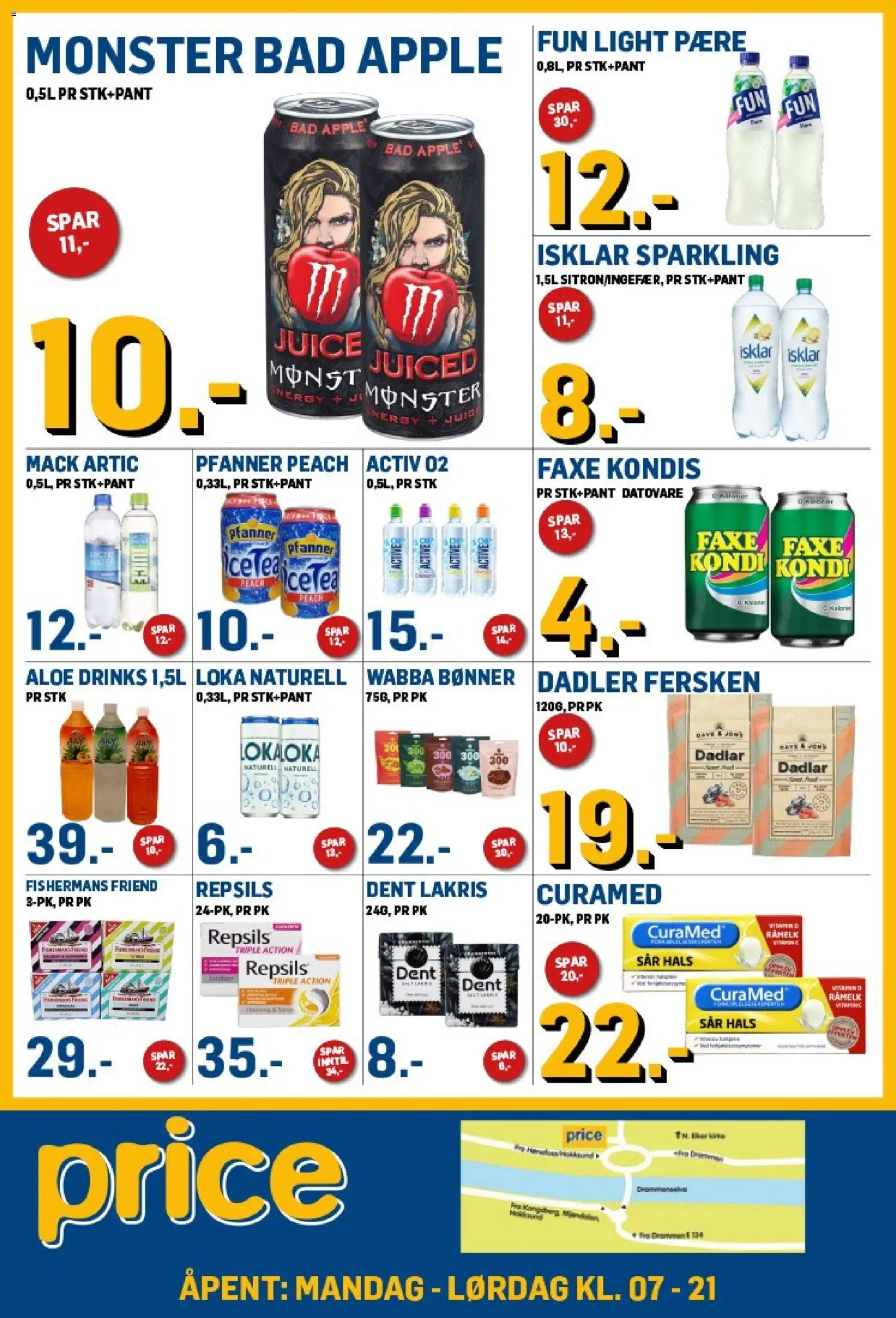 {H1} | Side: 6 | Produkter: Juice, Fersken, Lakris, Dadler