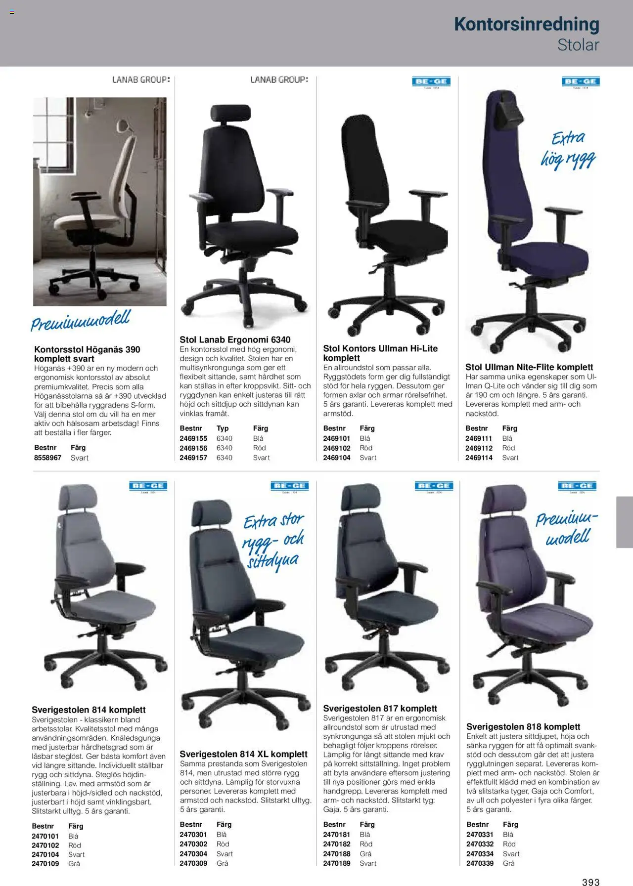 Office Depot reklamblad aktuell från 15.02.2024 | Sida: 395 | Produkter: Kontorsstol, Stol