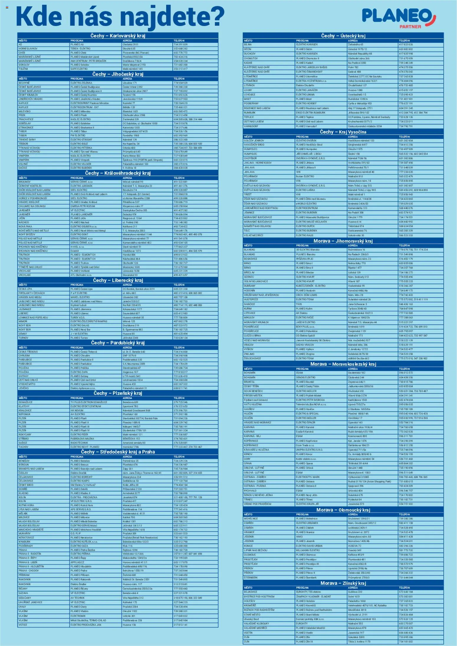 Planeo Elektro leták od 05.01.2026 | Strana: 7 | Produkty: Polička, Telefon, Tv, Rádio