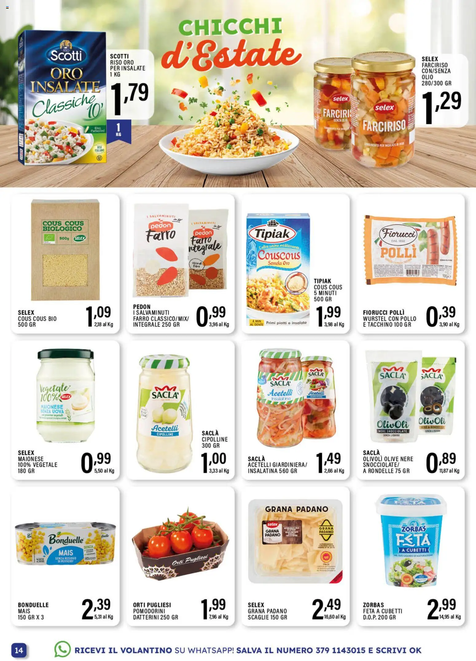 Volantino GECOP del 20.04.2026 | Pagina: 14 | Prodotti: Riso, Cous cous, Mais, Farro