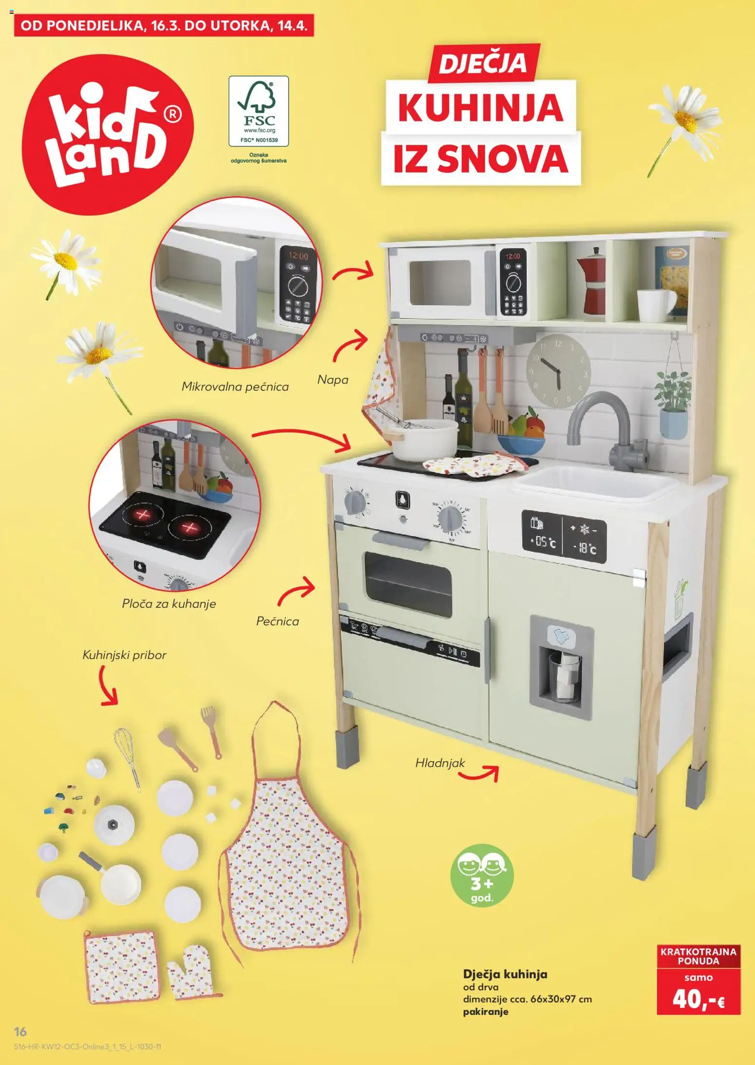 Kaufland katalog | vrijedi od 16.03.2026 | Stranica: 16 | Proizvodi: Kuhinja, Hladnjak, Ploča za kuhanje, Mikrovalna pećnica