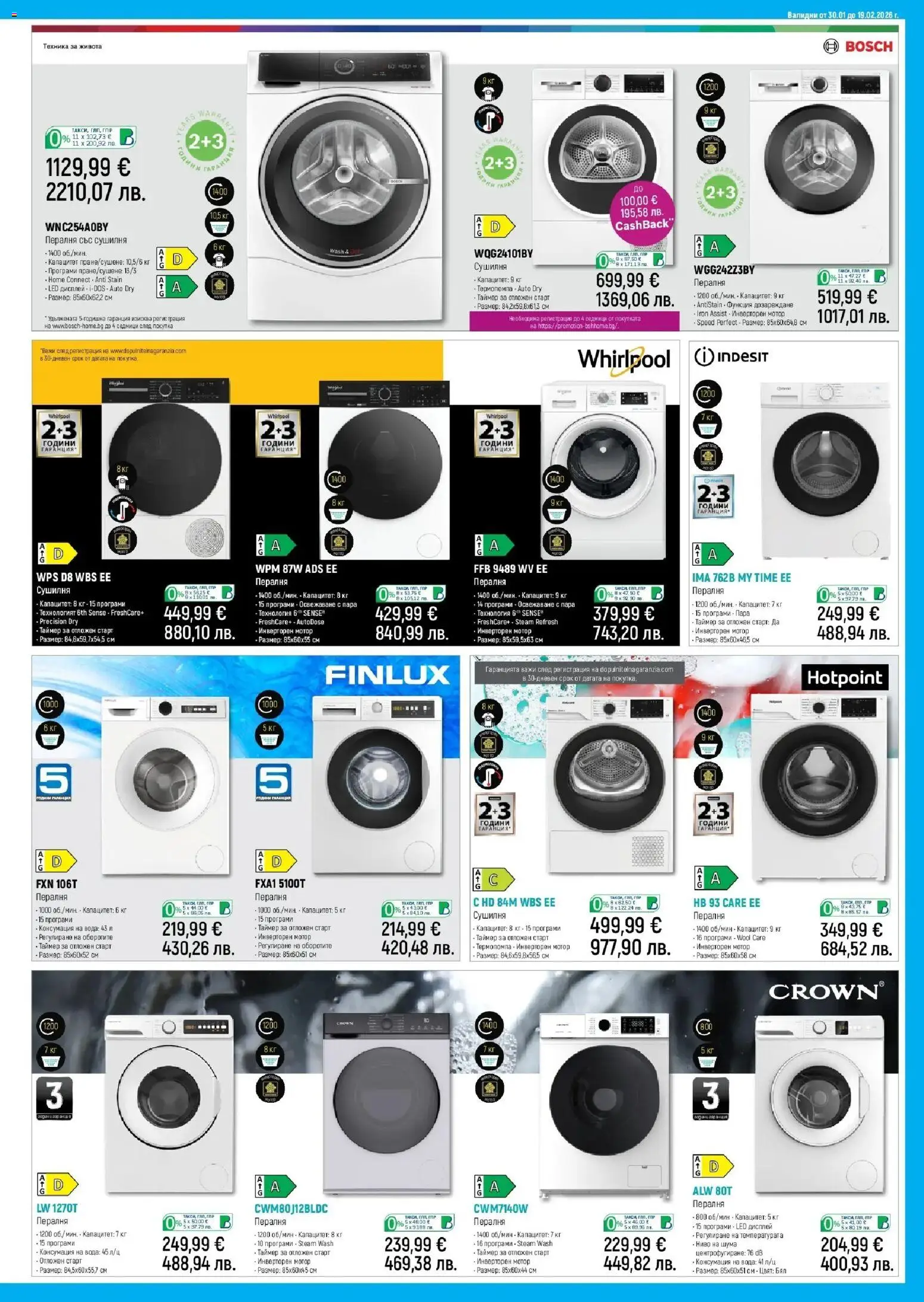 {H1} | Страница: 17 | Продукти: Мотор, Вода, Пералня, Сушилня