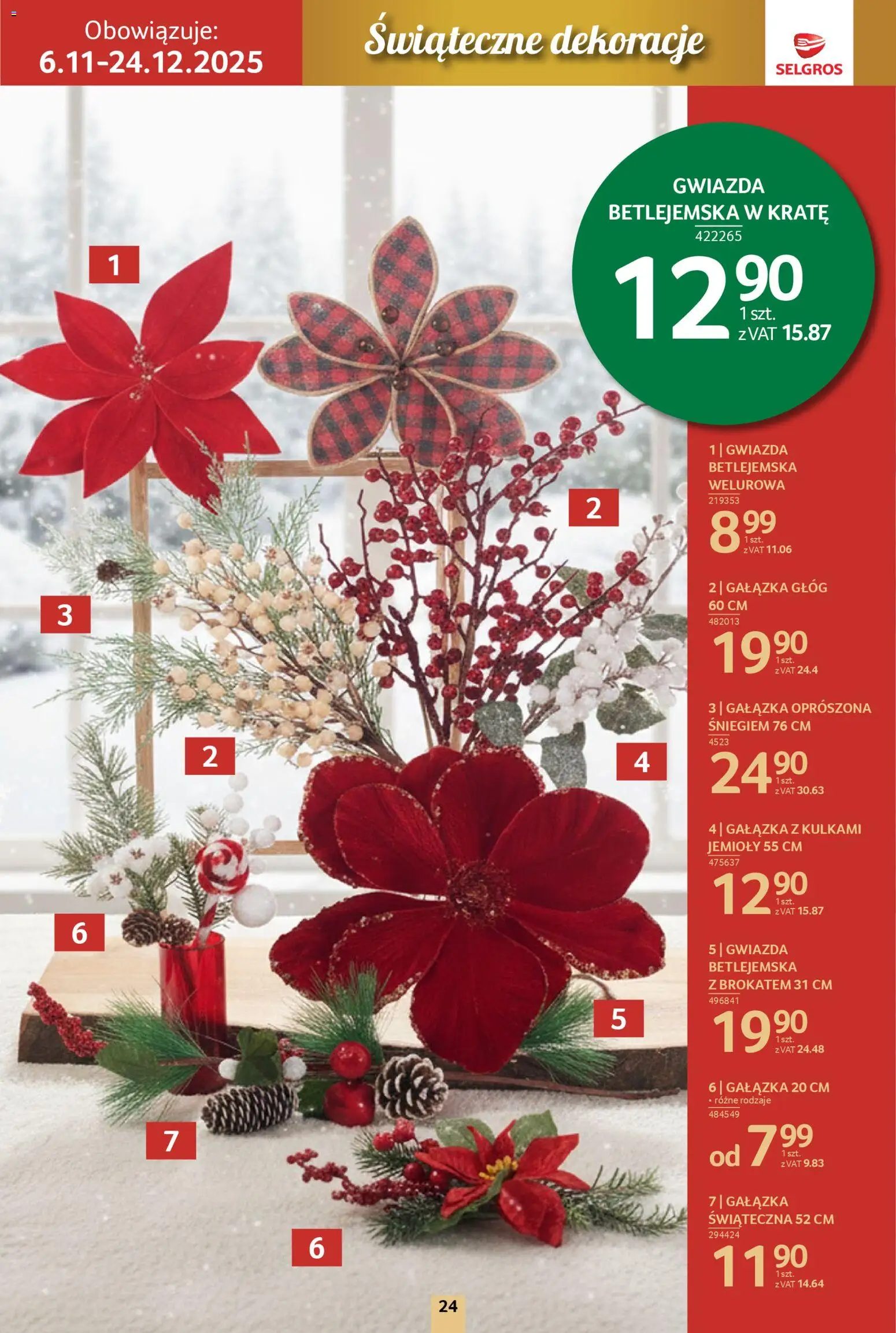 Selgros cash&carry Gazetka - Boże Narodzenie od 06.11.2025 | Strona: 24