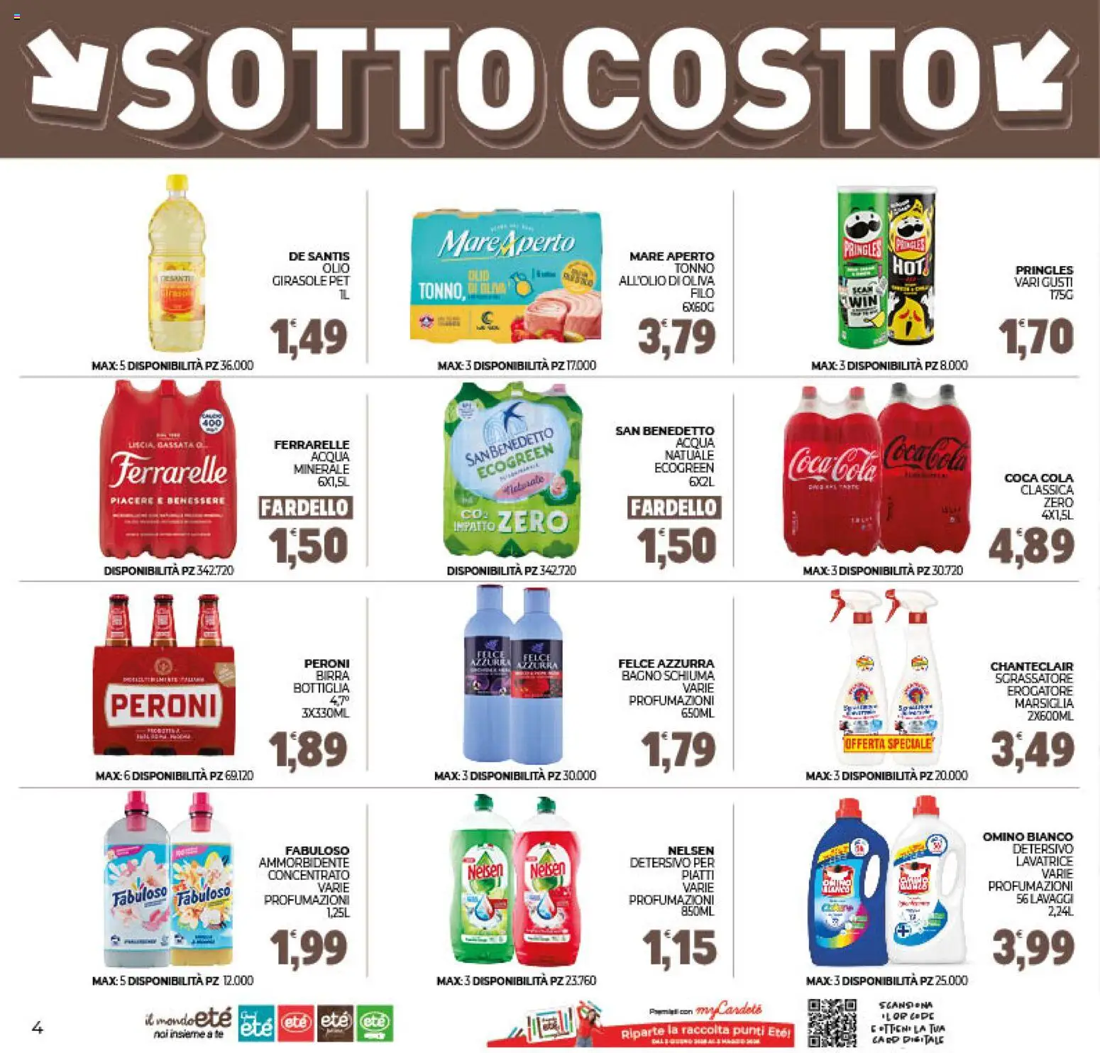 Volantino Eté del 11.11.2025 | Pagina: 4 | Prodotti: Birra, Tonno, Ferrarelle, Bagno