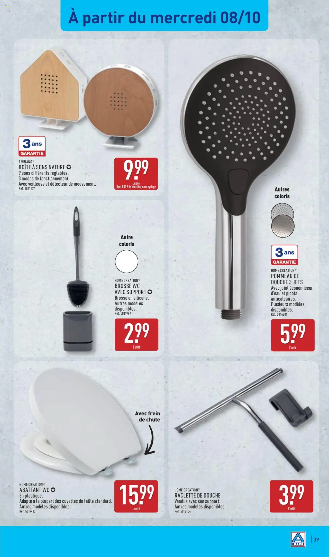 {H1} | Page: 41 | Produits: Brosse, Raclette, Douche