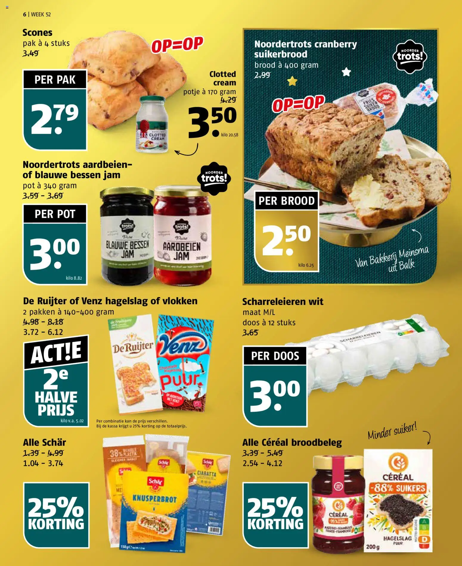 {H1} | Pagina: 6 | Producten: Waffelini, Pot, Aardbeien, Kan