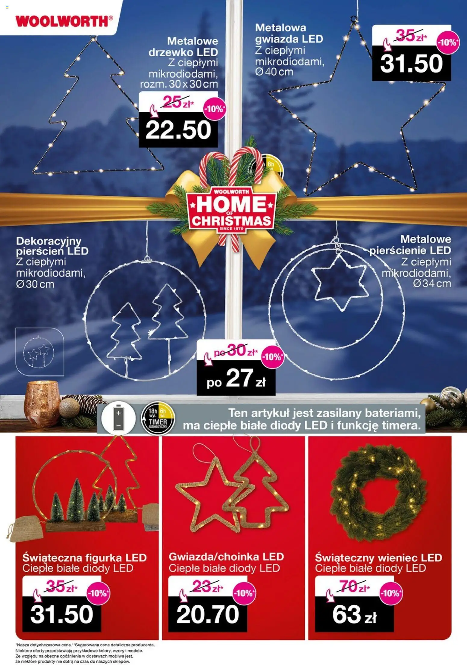 Woolworth Gazetka - Katalog świąteczny od 21.11.2025 | Strona: 19 | Produkty: Wieniec