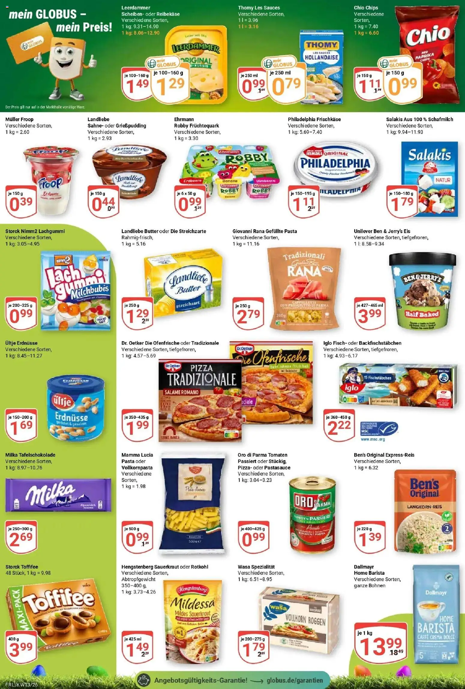 Globus prospekt Freilassing	 – gültig ab 23.03.2026 | Seite: 3 | Produkte: Tomaten, Milka, Fisch, Eis