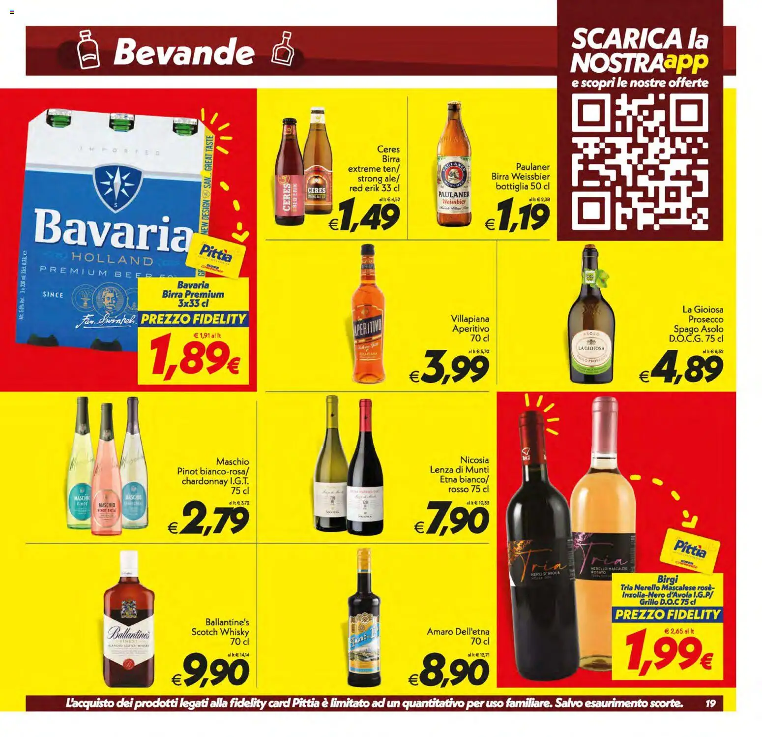 Volantino SuperConveniente del 05.01.2026 | Pagina: 19 | Prodotti: Birra, Whisky, Ceres, Amaro