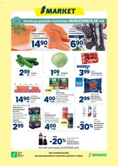 S-market-mainoslehti voimassa 17.09.2025 alkaen