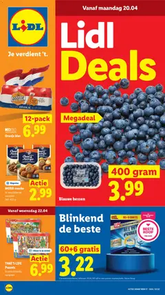 Lidl folder week 17 - Voorbeeld van een folder van Lidl, geldig van 20.04.2026