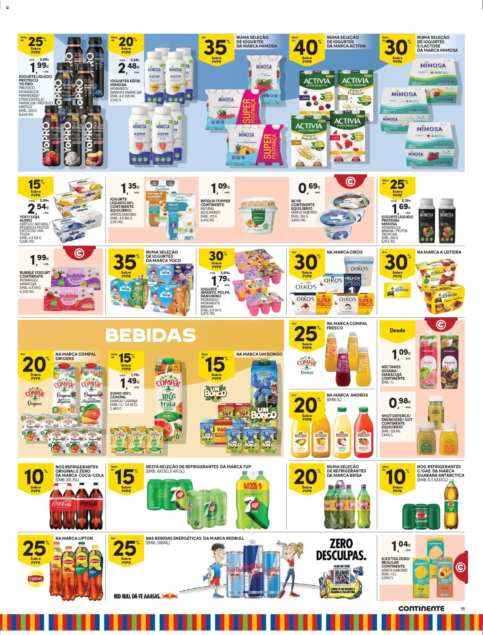 Continente - Madeira │ válido de 20.01.2026 | Página: 11 | Produtos: Manteiga, Iogurte, Iogurte liquido, Proteina