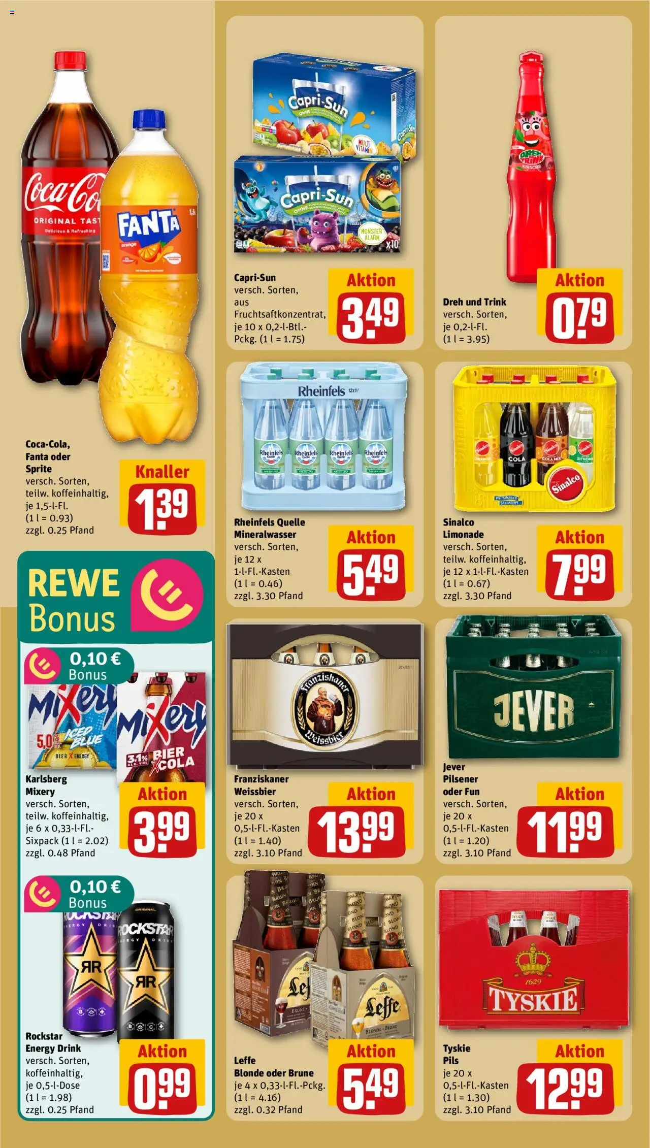 Rewe ihr Kaufpark Prospekt 	 – gültig ab 20.10.2025 | Seite: 20 | Produkte: Franziskaner, Pils, Mineralwasser, Rheinfels quelle