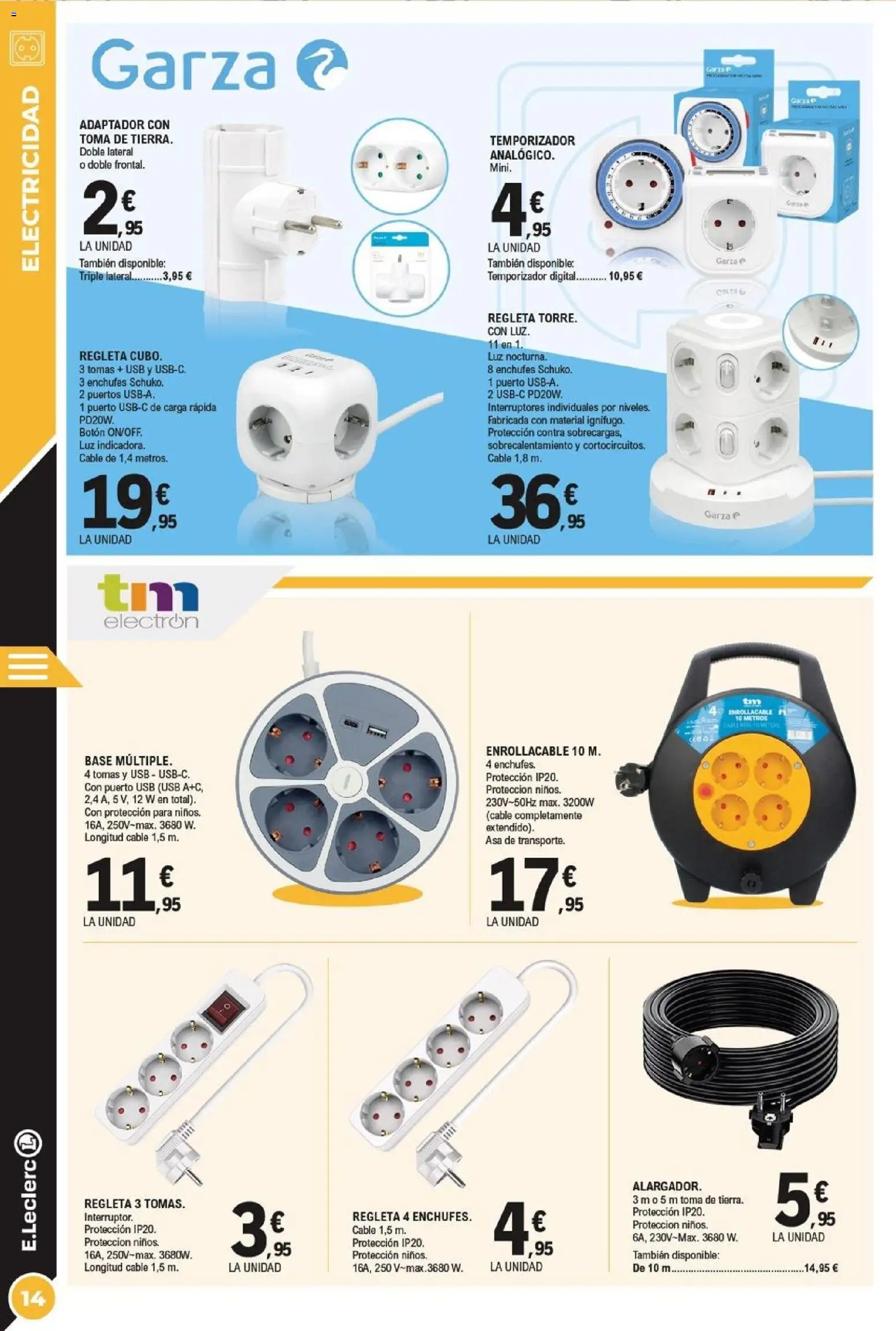 E.Leclerc folleto │ válido desde el 21.01.2026 | Página: 14 | Productos: Cable, Adaptador, USB
