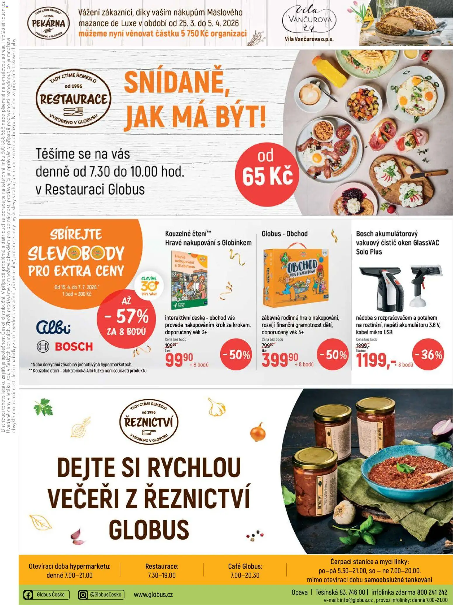 Globus leták - Opava od 15.04.2026 | Strana: 27 | Produkty: Globus, Kabel, Pekárna, Tužka