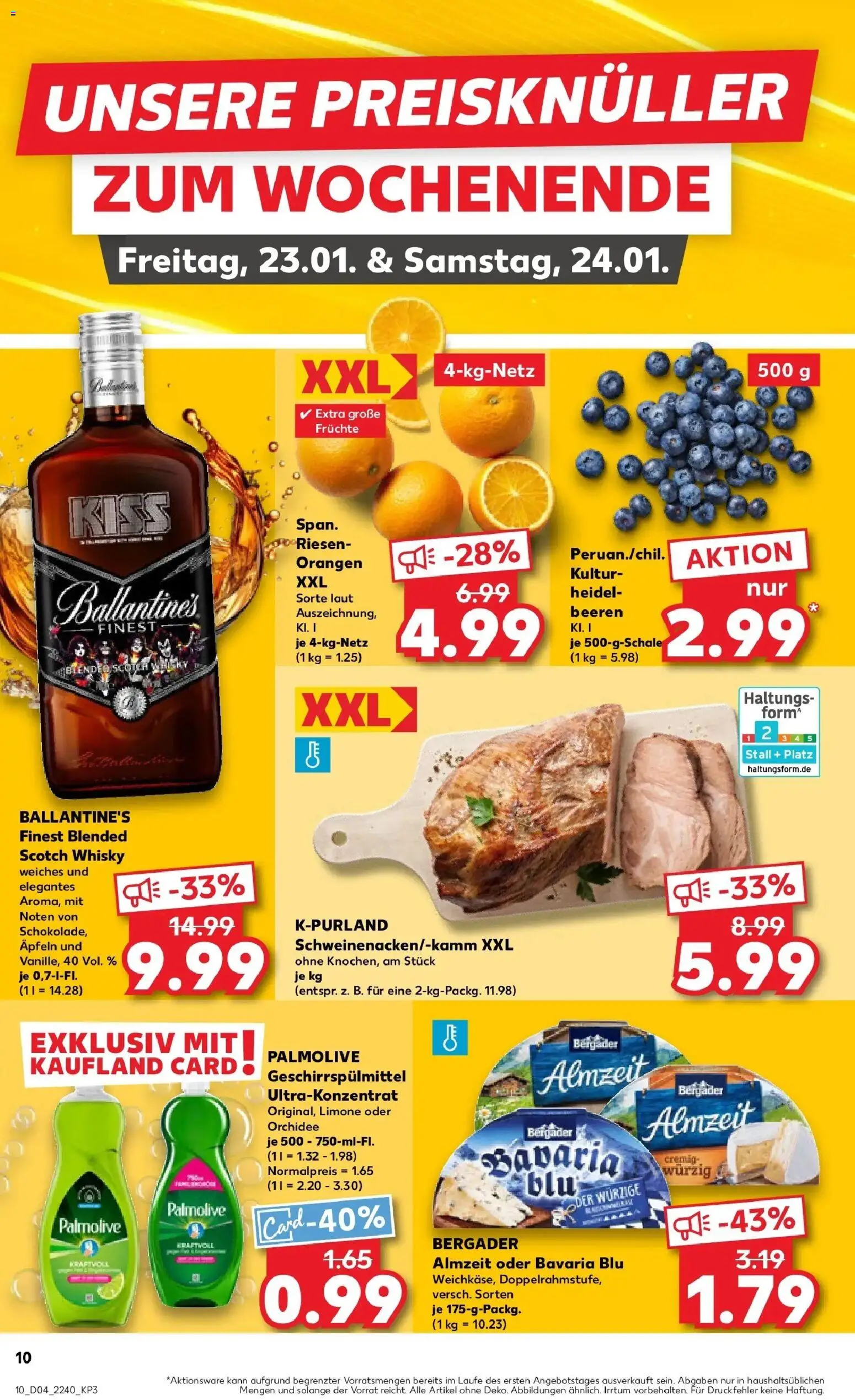 Kaufland prospekt Bühl	 – gültig ab 22.01.2026 | Seite: 12 | Produkte: Whisky, Orchidee, Orangen, Geschirrspülmittel
