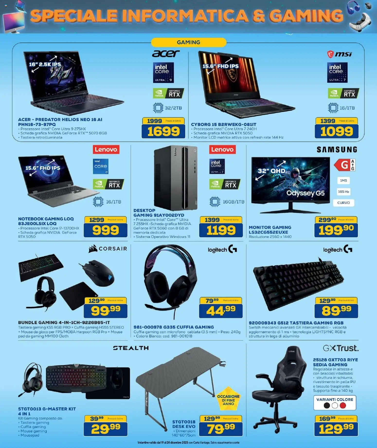 Volantino BRUNO del 19.12.2025 | Pagina: 3 | Prodotti: Notebook, Braccioli, Mouse, Gioco