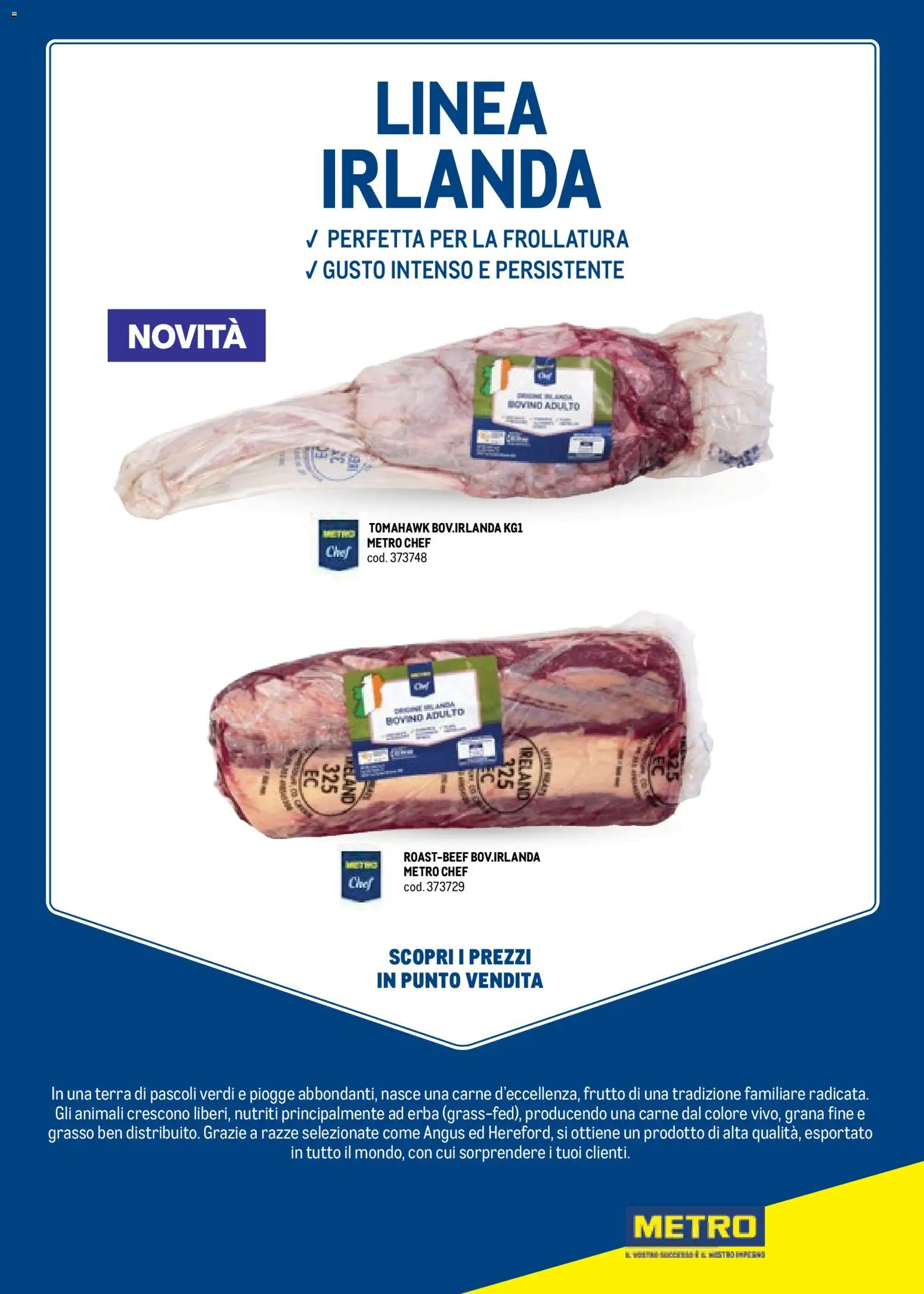 Volantino Metro del 23.10.2025 | Pagina: 21 | Prodotti: Bovino, Terra