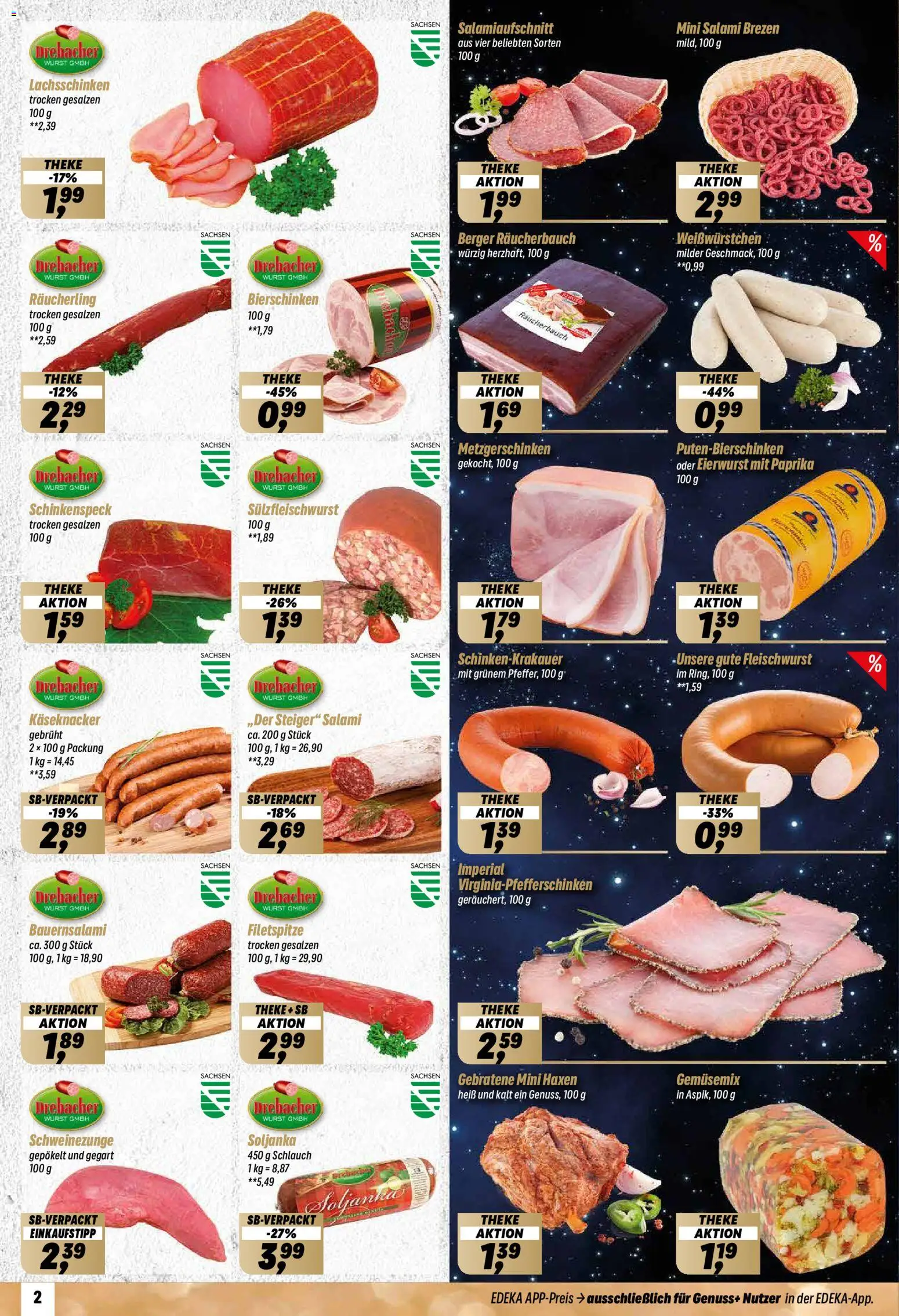 Simmel Prospekt 	 – gültig ab 29.12.2025 | Seite: 2 | Produkte: Theke, Paprika, Wurst, Salami